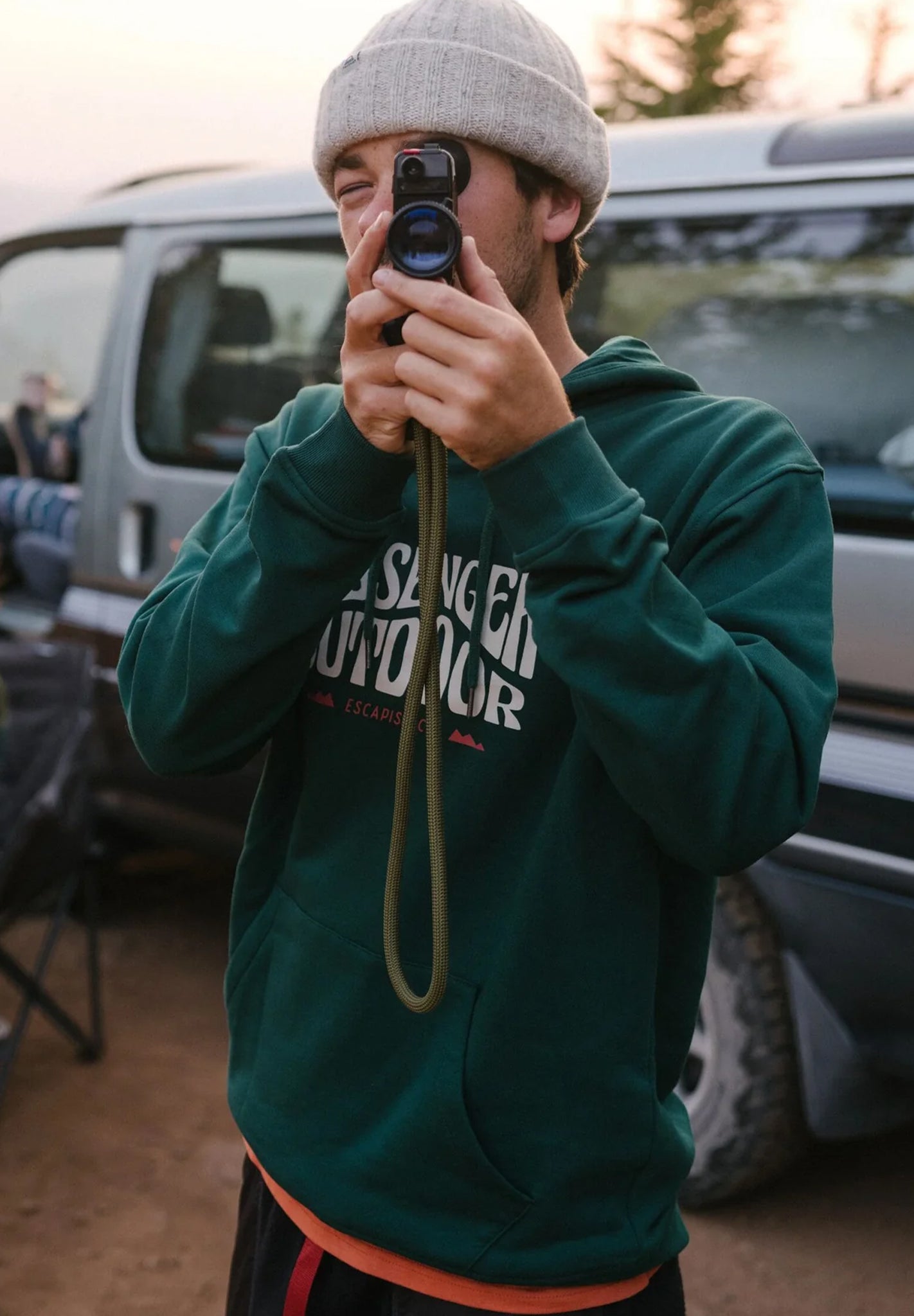 PASSENGER - Yuca Organic Cotton Hoodie - Rain Forest - BACKYARD