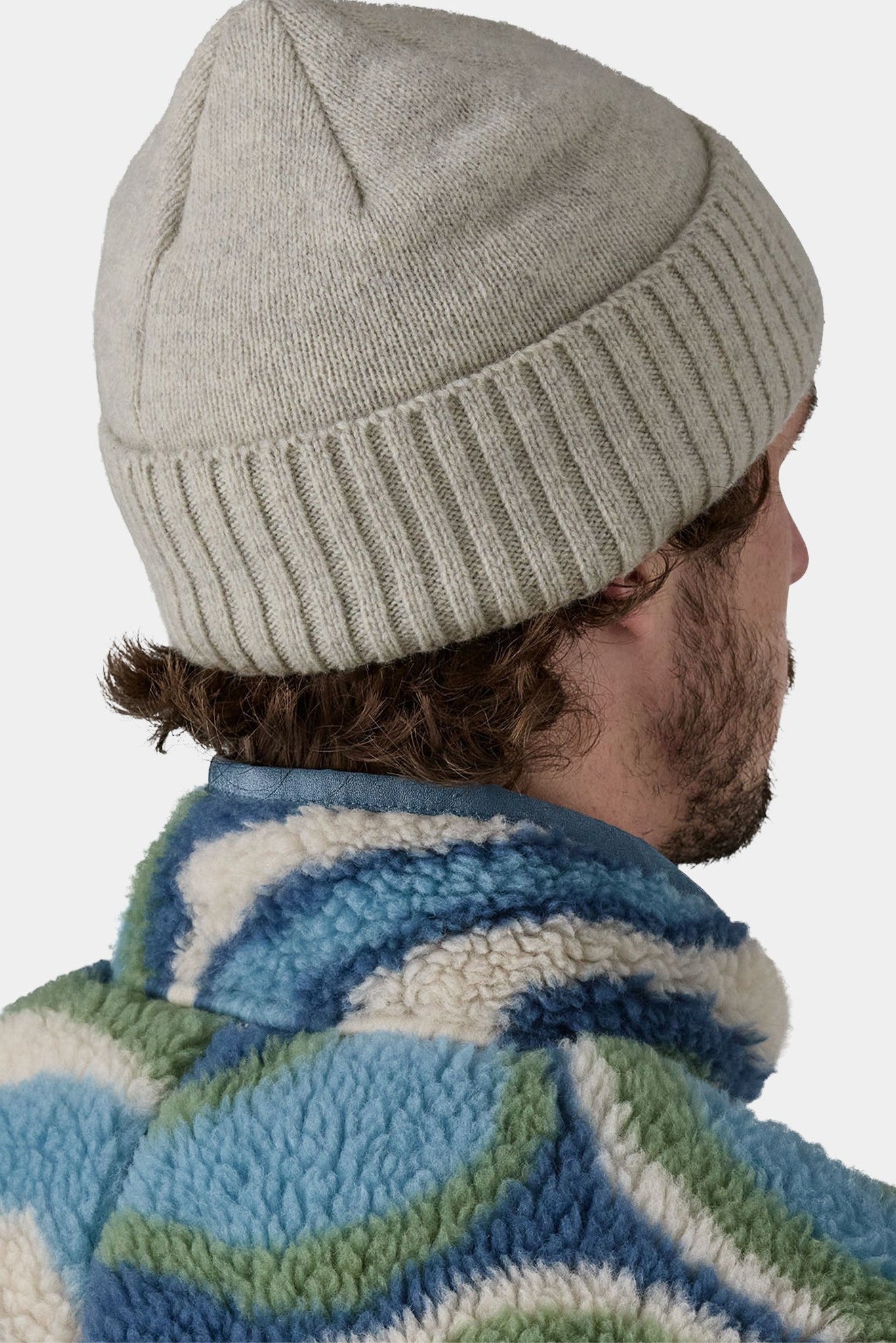 PATAGONIA - Brodeo Beanie - OG Legacy Label: Crisp Grey - BACKYARD
