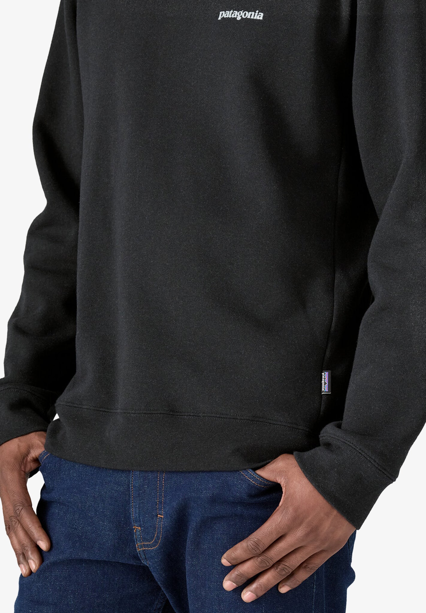 PATAGONIA - Fitz Roy Icon Uprisal Crew Sweatshirt - Gravel Heather - BACKYARD