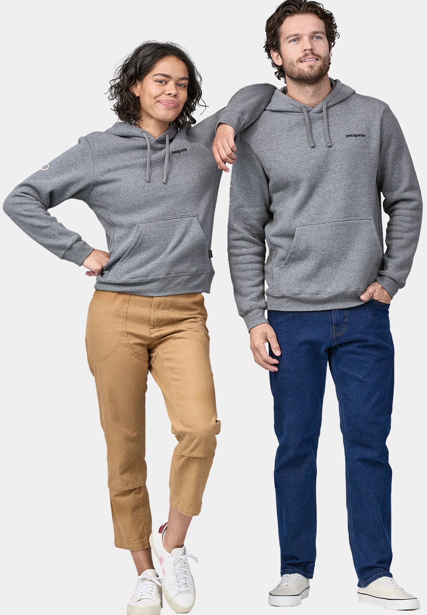 PATAGONIA - Fitz Roy Icon Uprisal Hoody - Gravel Heather - BACKYARD