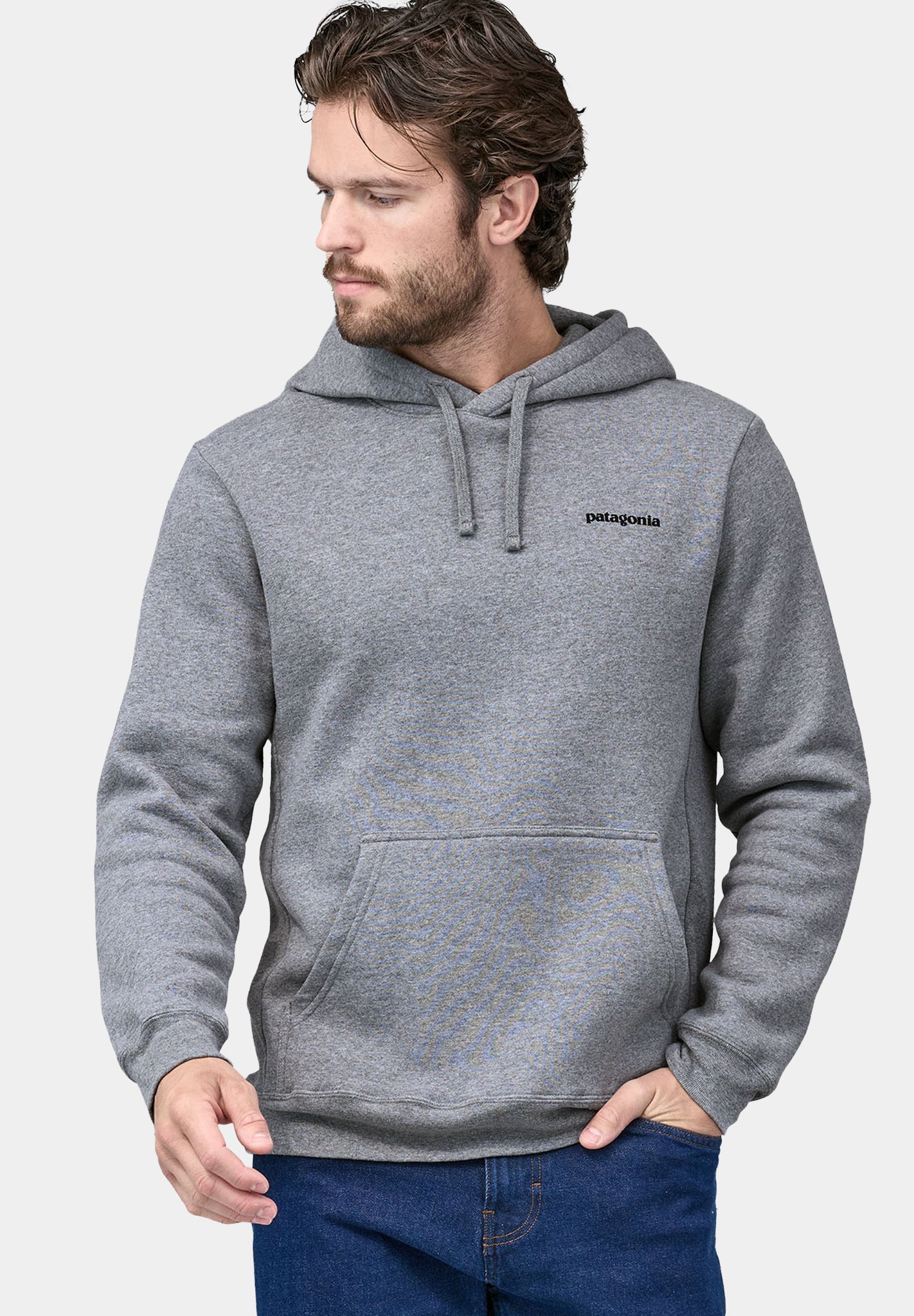 PATAGONIA - Fitz Roy Icon Uprisal Hoody - Gravel Heather - BACKYARD