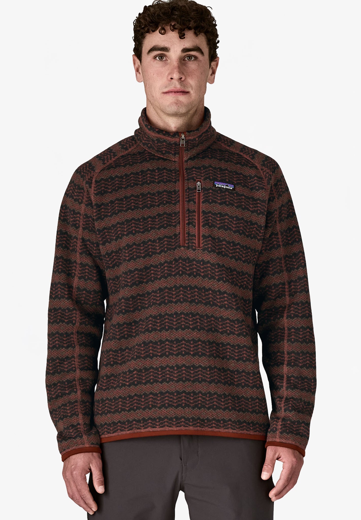 PATAGONIA - Men's Better Sweater 1/4 Zip - Woven Together: Dried Vanilla - BACKYARD