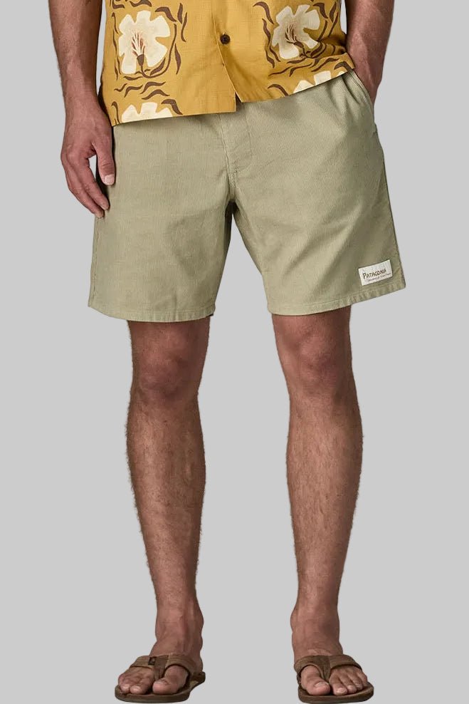 PATAGONIA - Men's Corduroy Volley Shorts - Pelican - BACKYARD