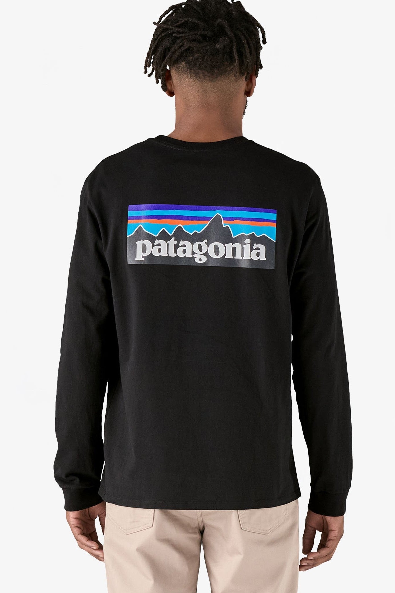 PATAGONIA - Men's Longsleeve P - 6 Logo Responsibili - Tee - Black - BACKYARD