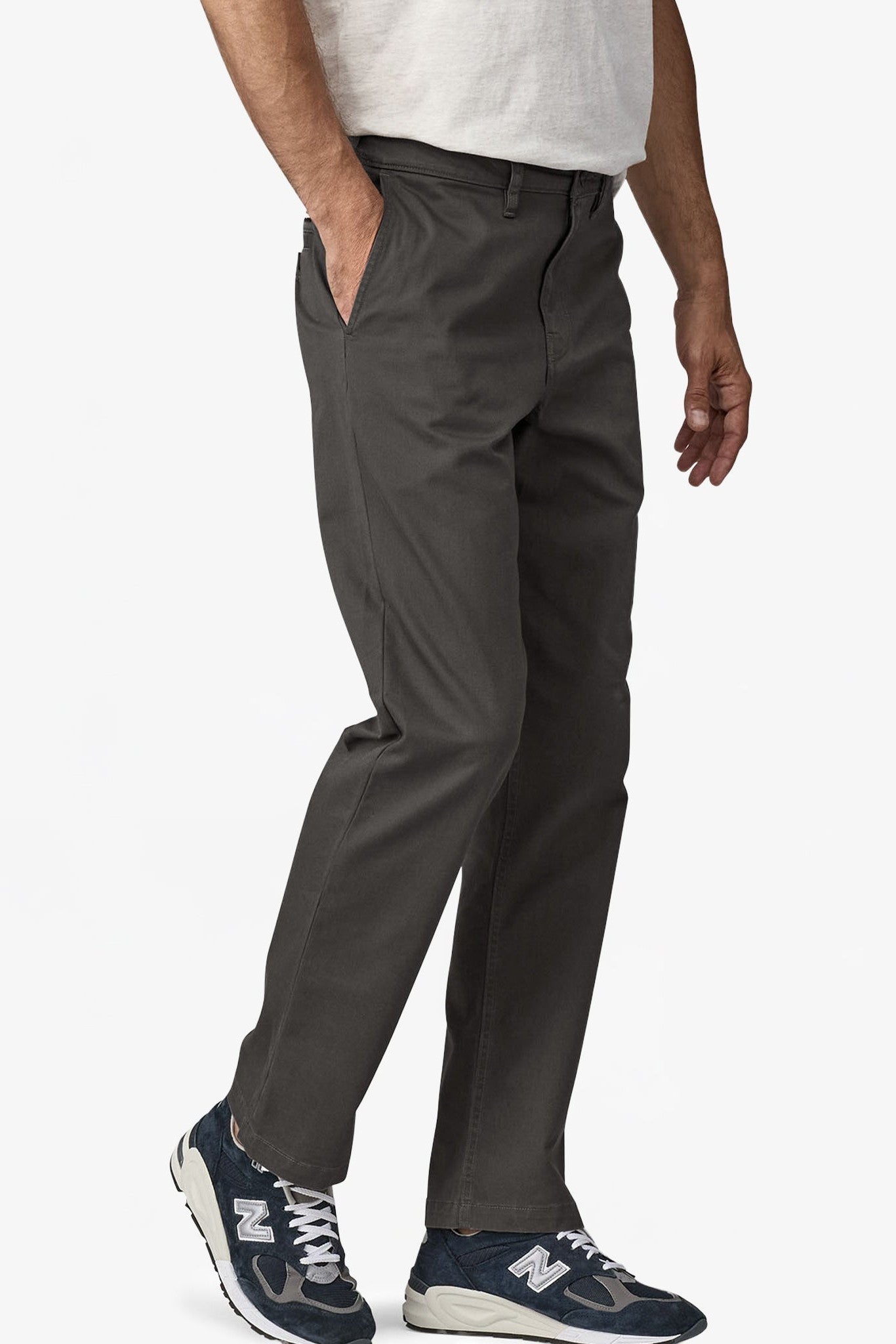 PATAGONIA - Men's Twill Traveler Chino Pants - Forge Grey - BACKYARD