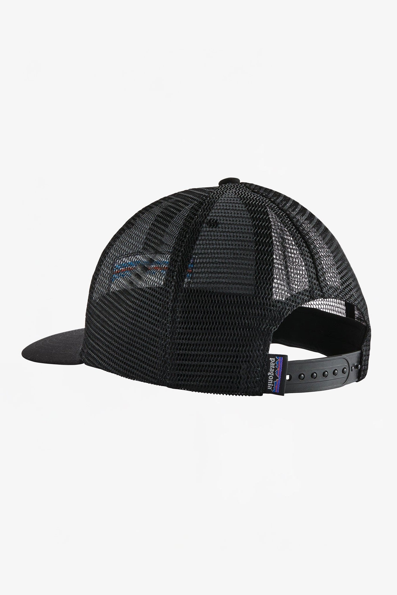PATAGONIA - P - 6 Logo Trucker Hat - Black - BACKYARD