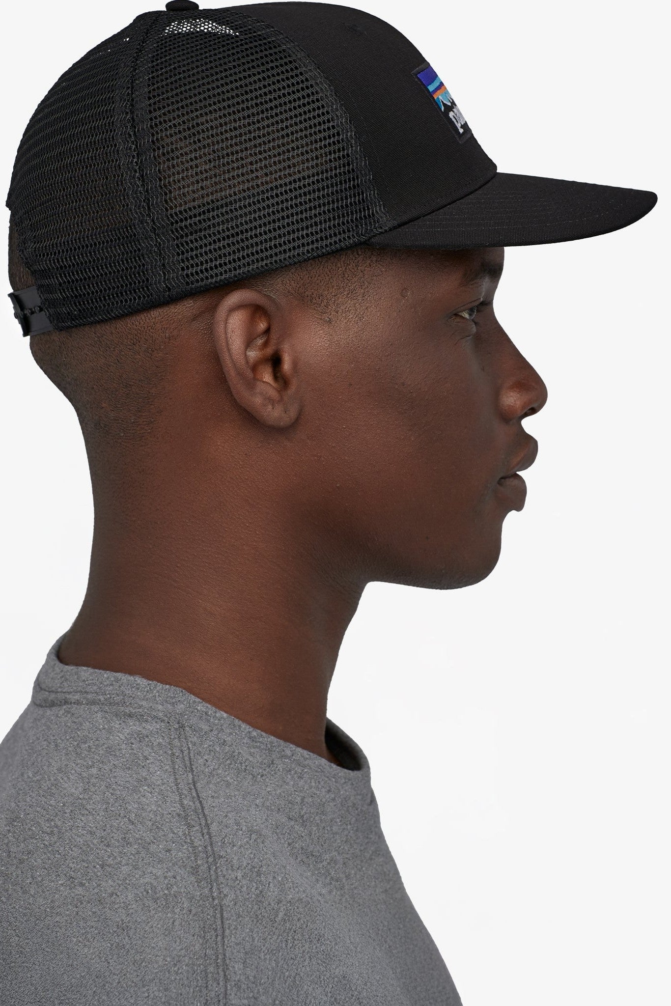 PATAGONIA - P - 6 Logo Trucker Hat - Black - BACKYARD