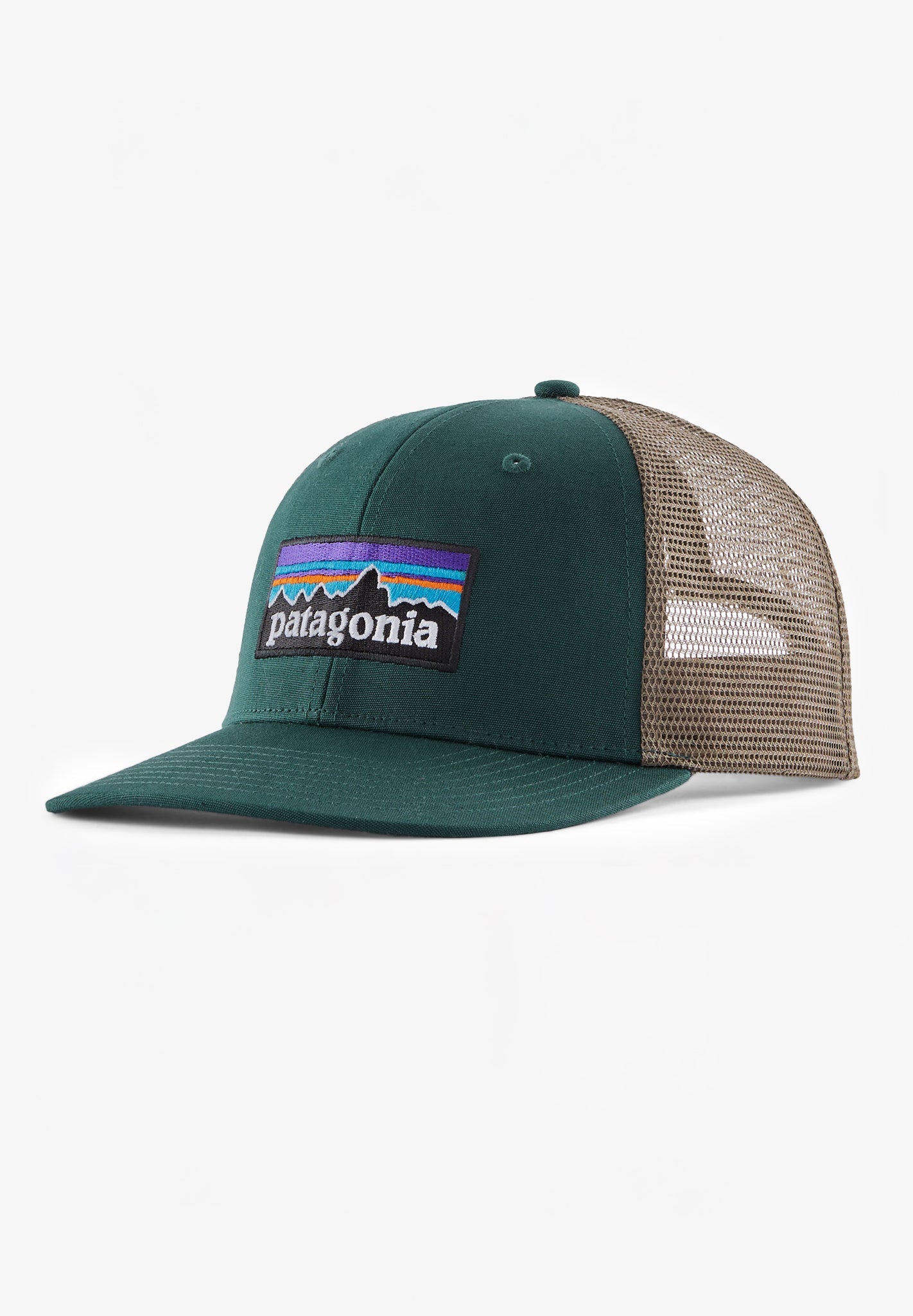 PATAGONIA - P - 6 Logo Trucker Hat - Cascade Green - BACKYARD