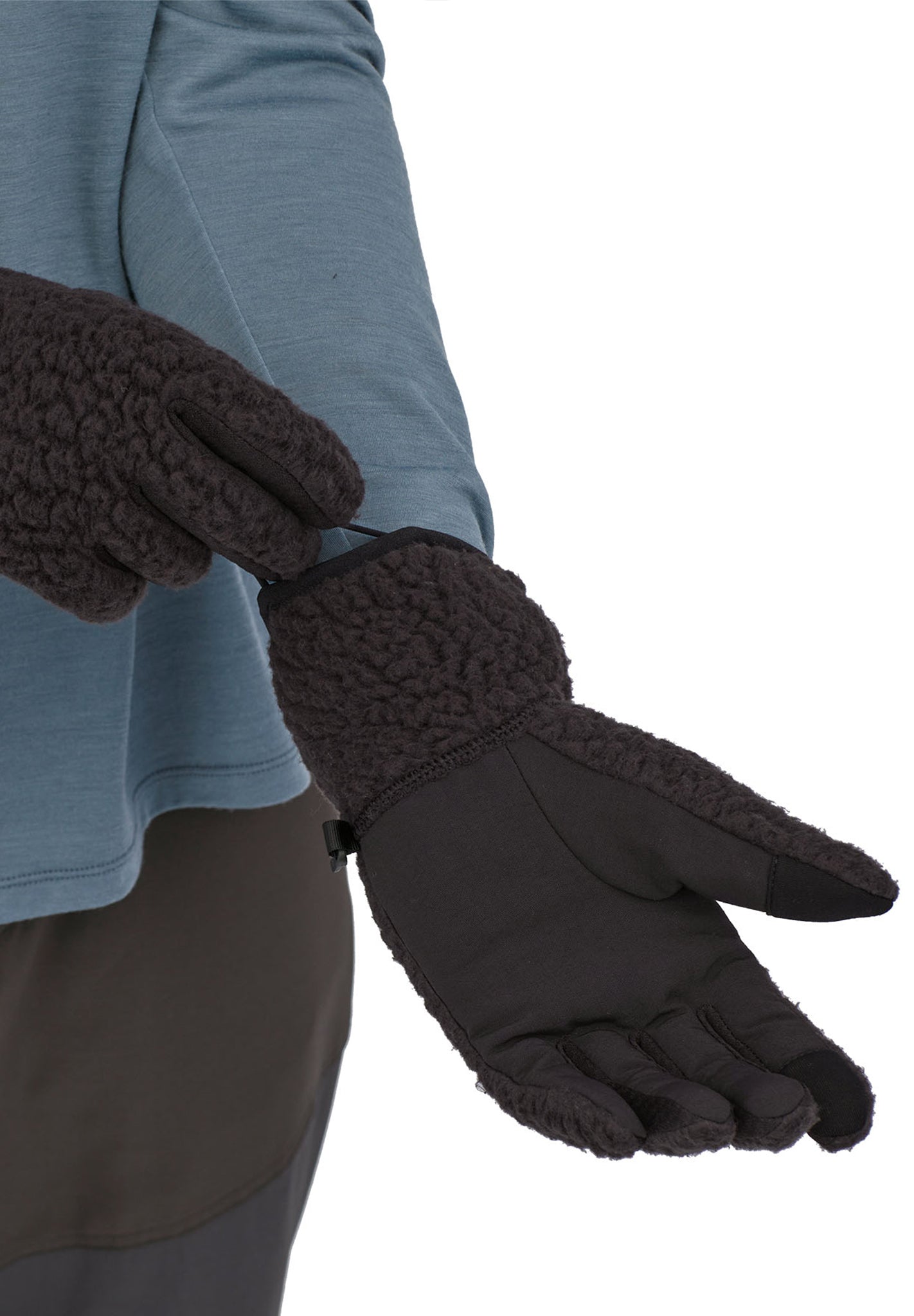 PATAGONIA - Retro Pile Gloves - Black - BACKYARD
