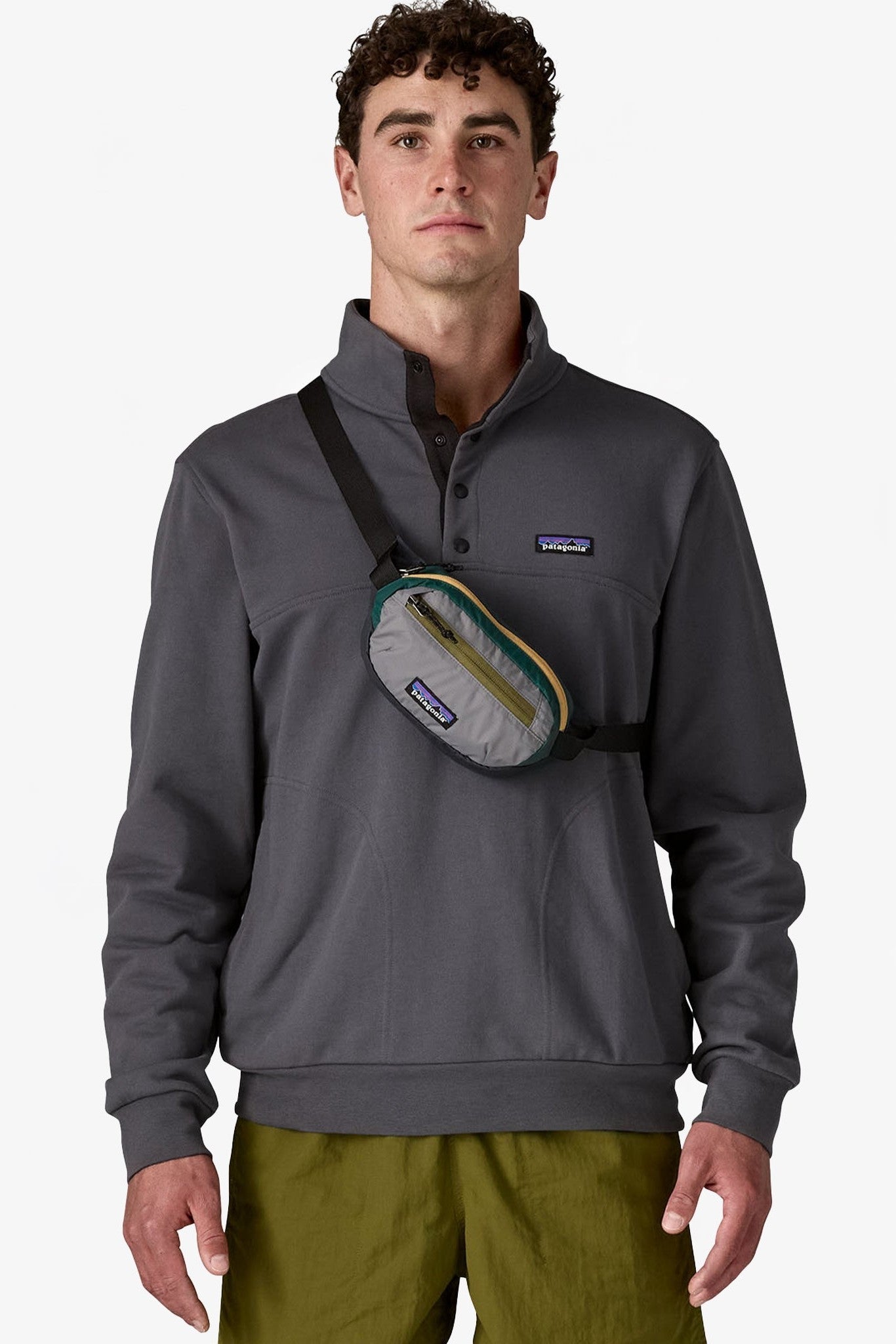 PATAGONIA - Terravia Mini Hip Pack - Patchwork: Noble Grey - BACKYARD