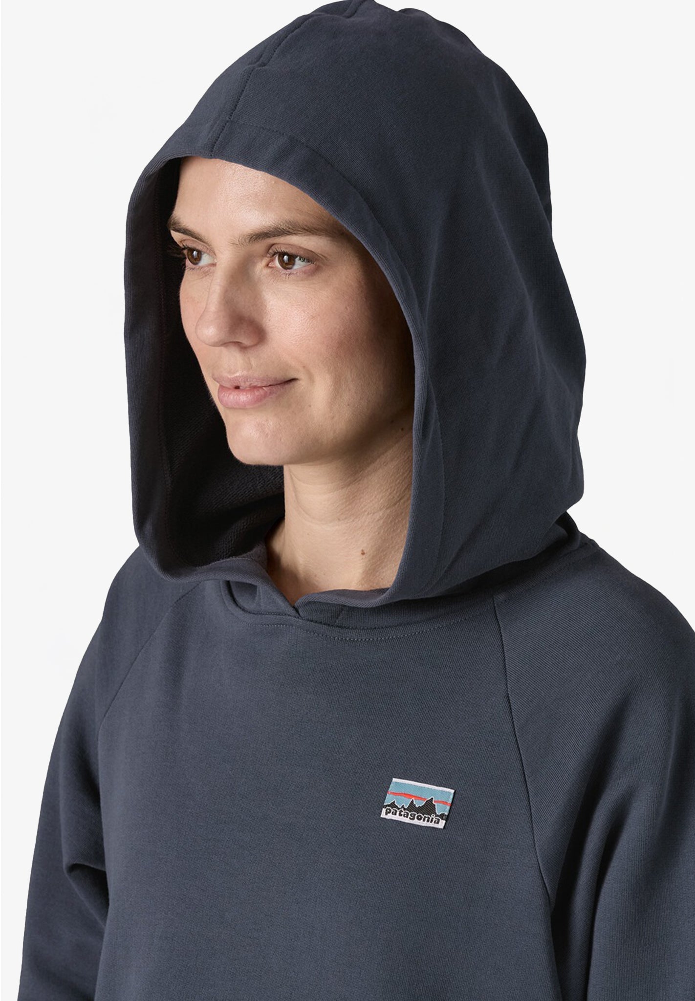 PATAGONIA - Women's Regenerative Organic Certified Cotton Essential Hoody - Smolder Blue - BACKYARD