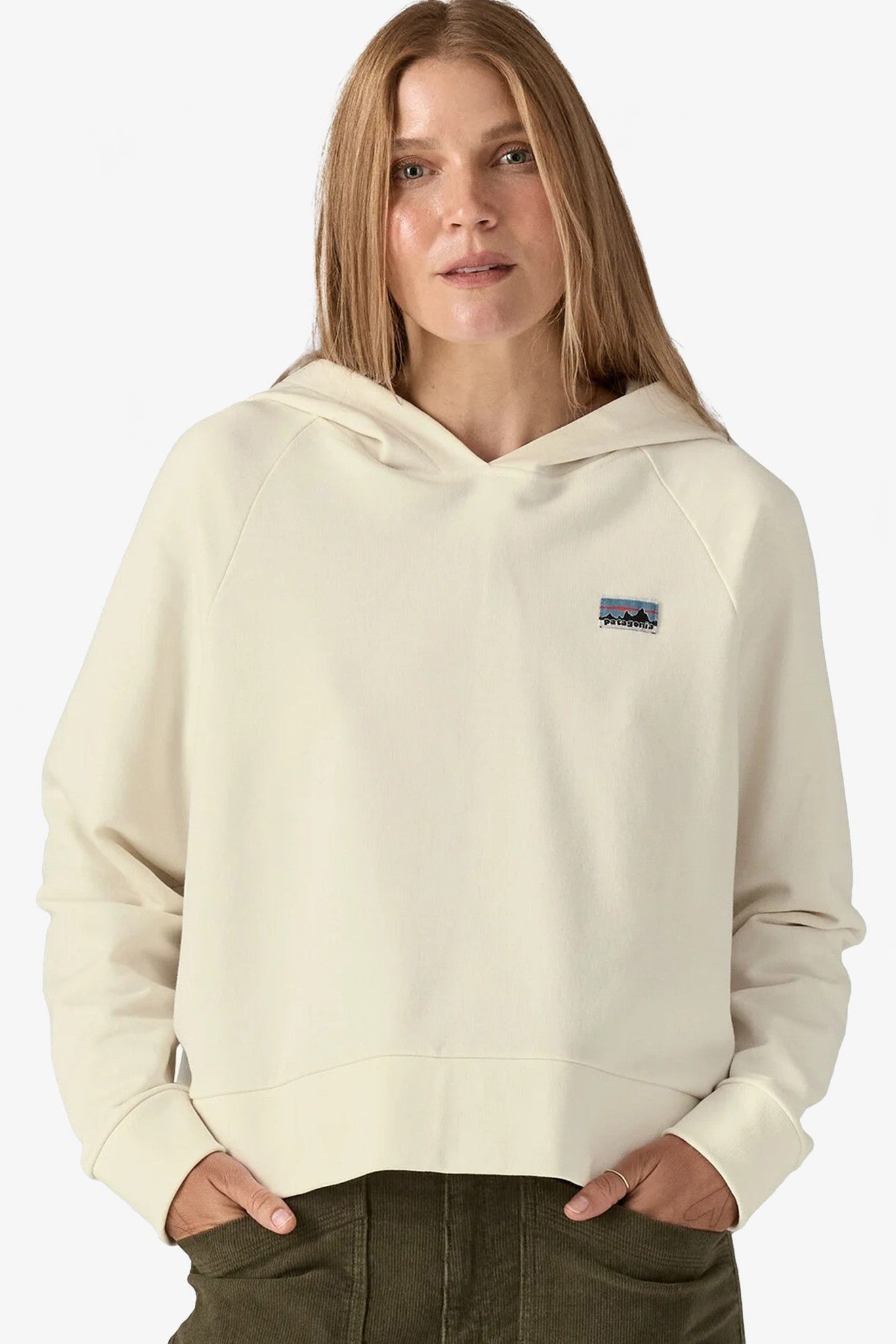 PATAGONIA - Women's Regenerative Organic Certified Cotton Essential Hoody - Wool White - BACKYARD