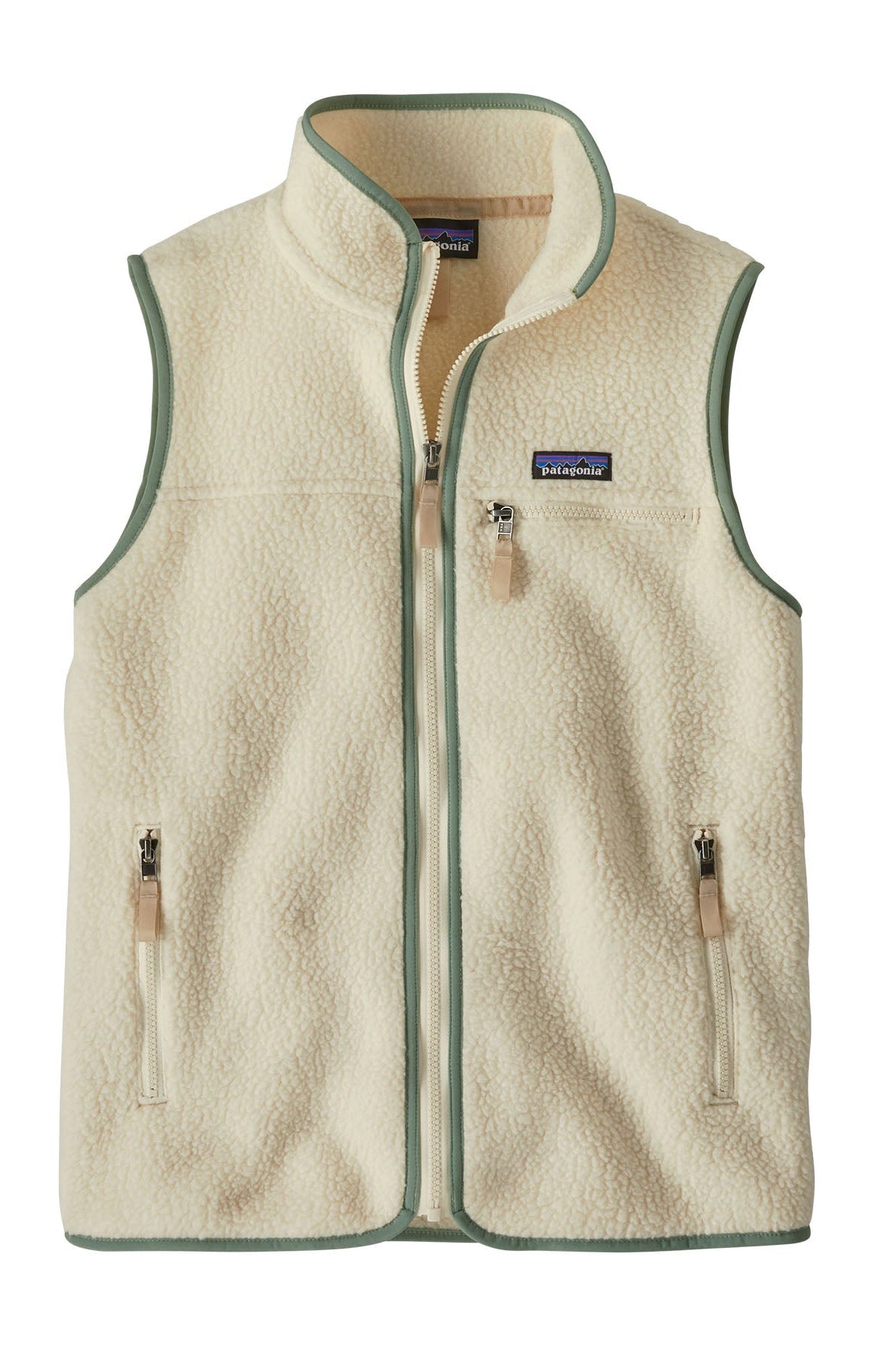 PATAGONIA - Women's Retro Pile Vest - Natural Ellwood Green - BACKYARD
