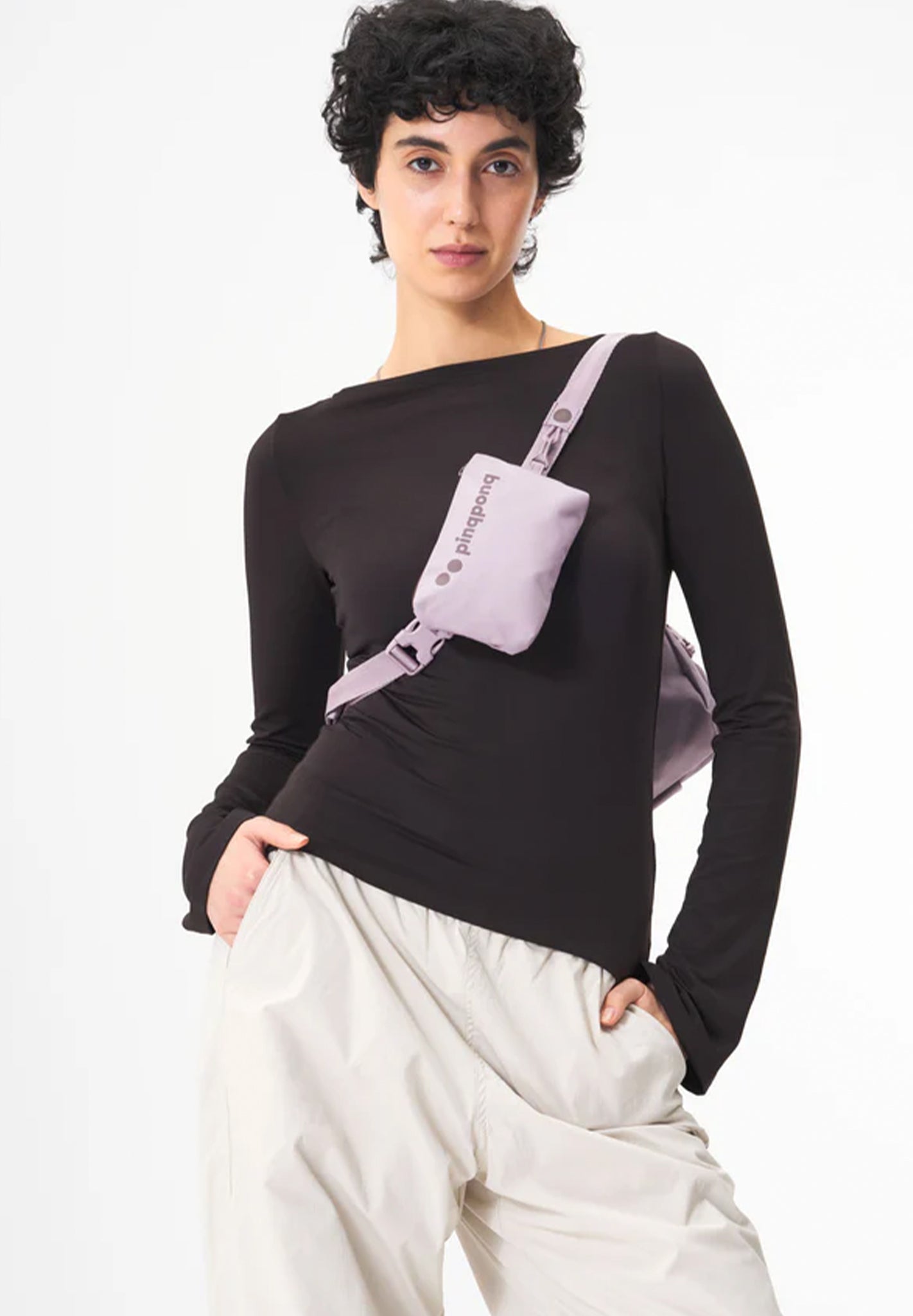 PINQPONQ - Aksel Hipbag - Construct Lilac - BACKYARD