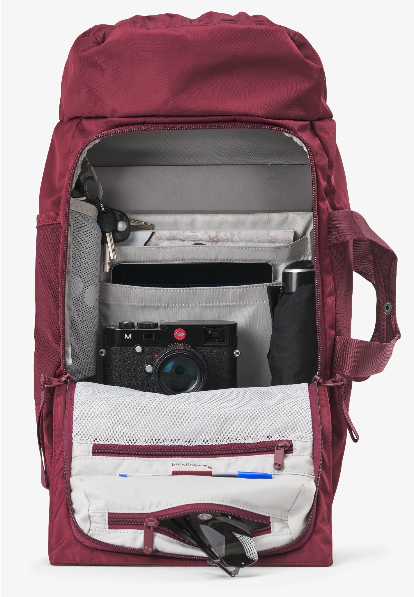 PINQPONQ - Blok Medium - Changeant Glazed Red - BACKYARD