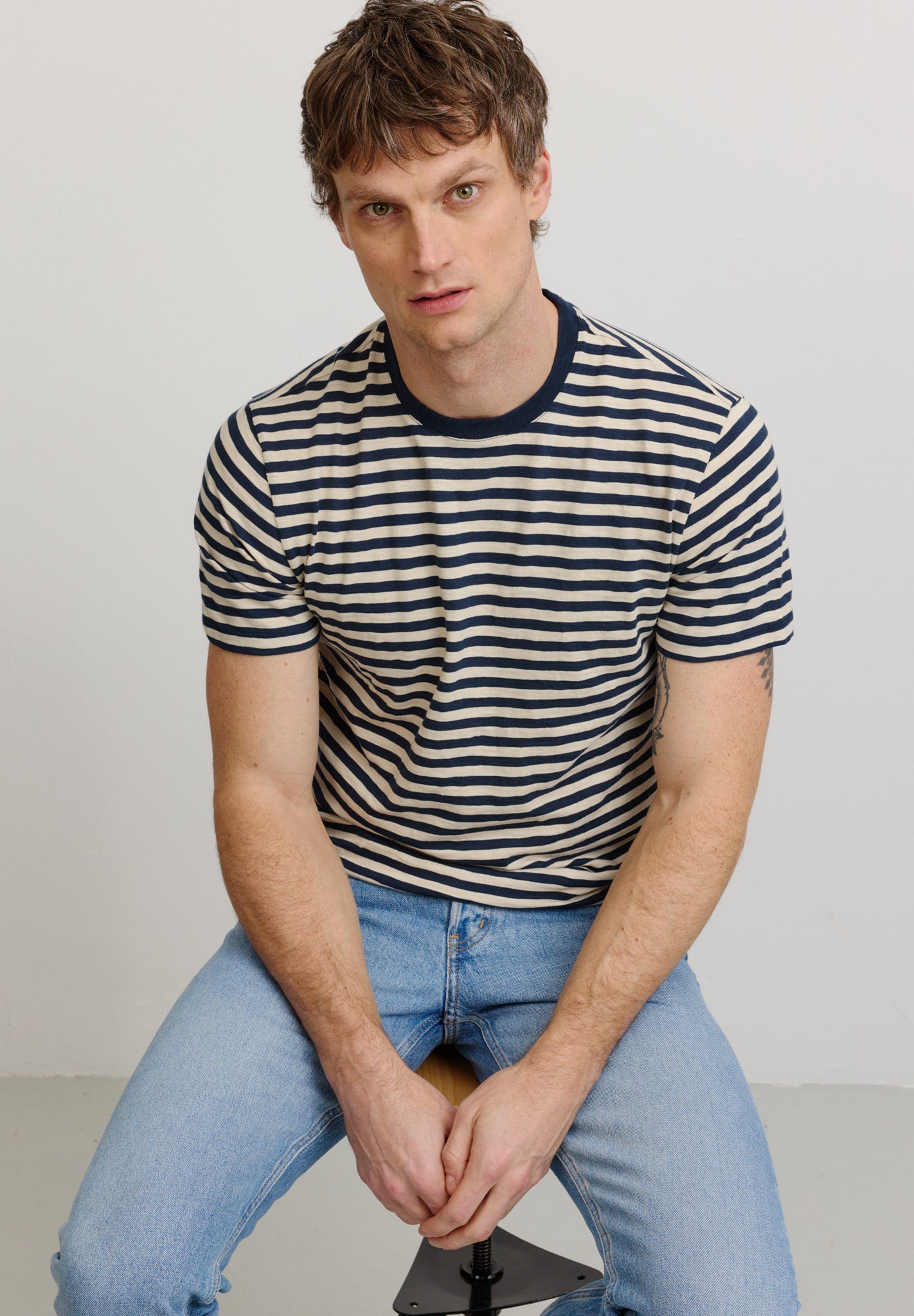 RECOLUTION - Delonix Stripes - Dark Navy - BACKYARD