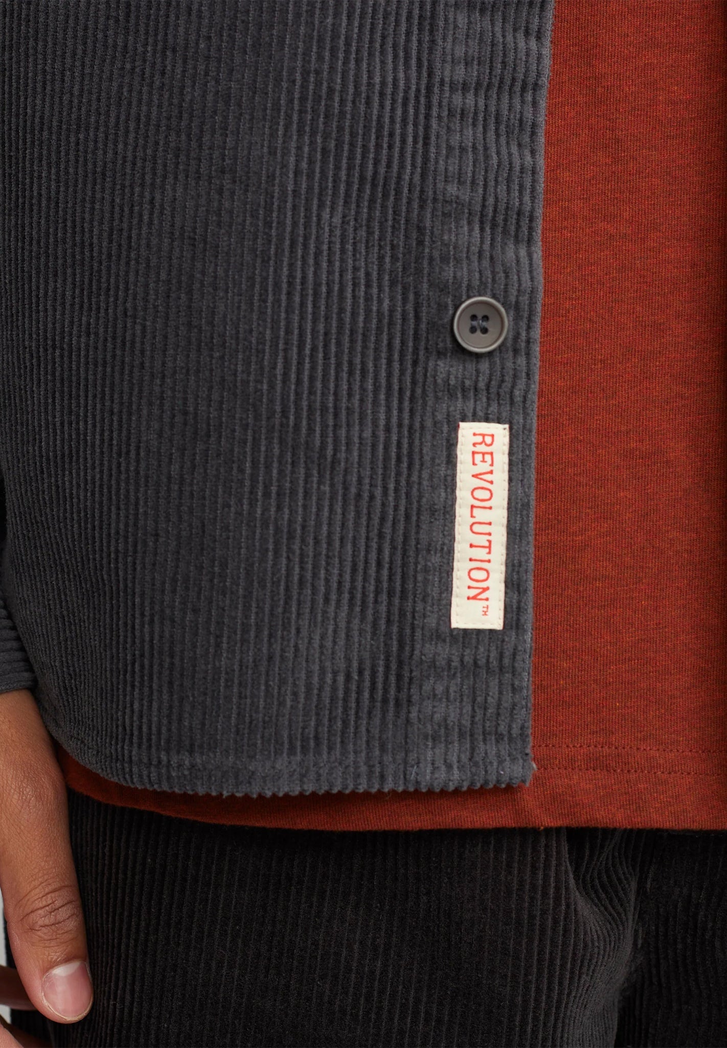 REVOLUTION - 3776 Utility Overshirt - Darkgrey - BACKYARD