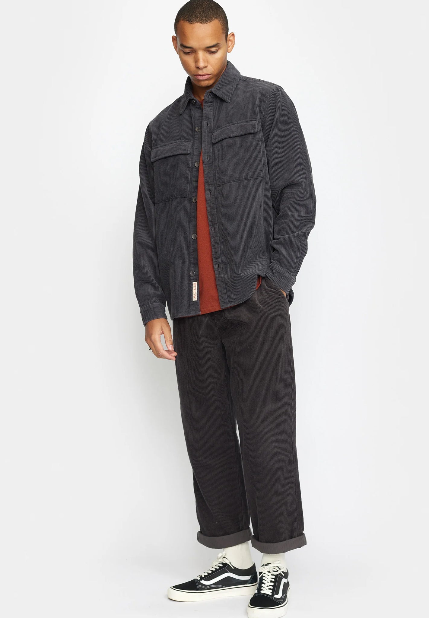 REVOLUTION - 3776 Utility Overshirt - Darkgrey - BACKYARD