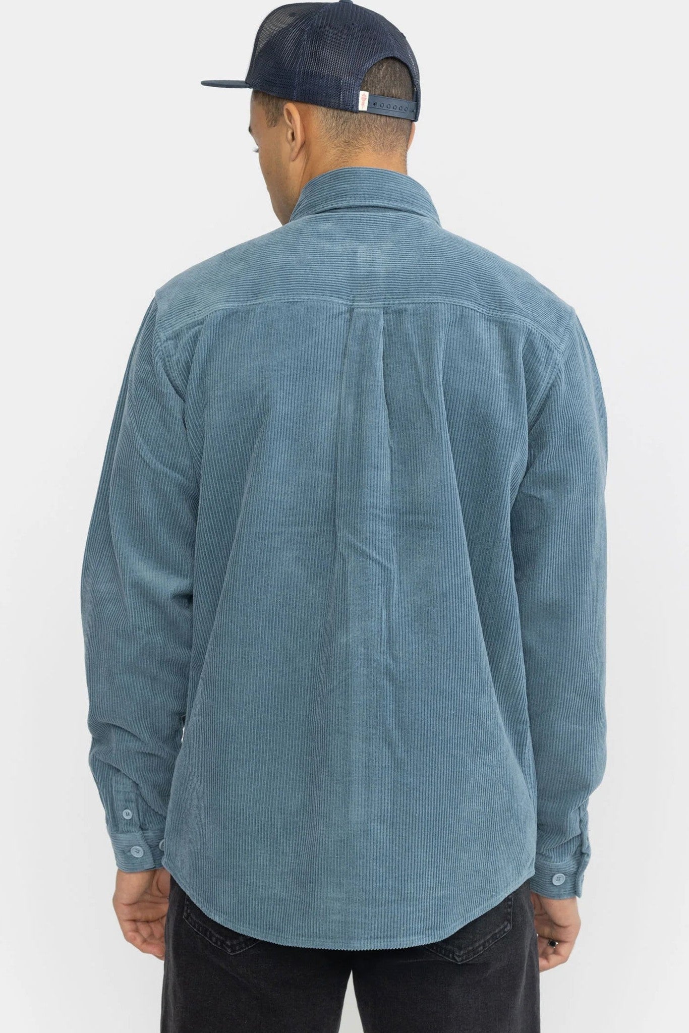 REVOLUTION - 3776 Utility Overshirt - Dustblue - BACKYARD