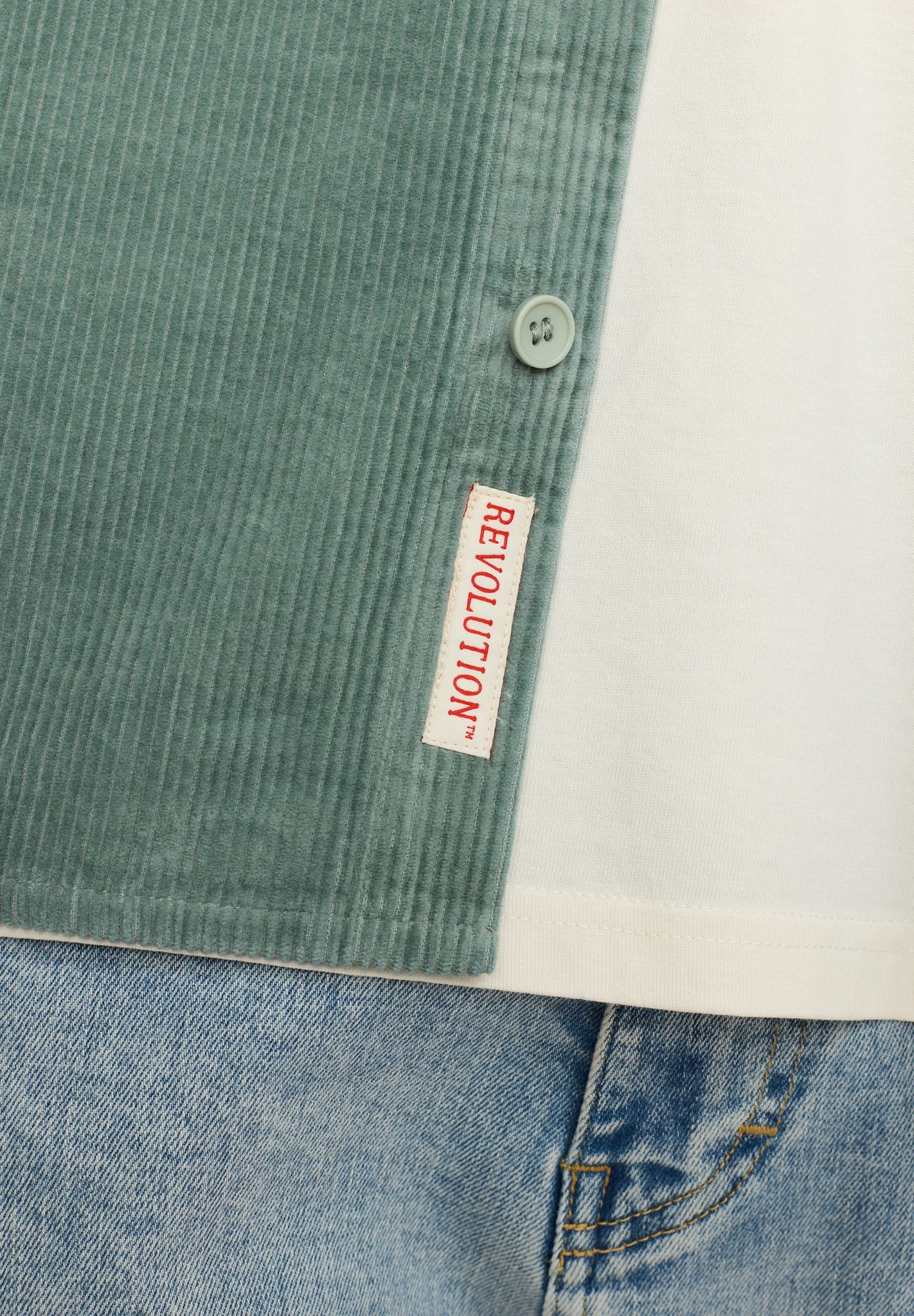 REVOLUTION - 3776 Utility Overshirt - Dustmint - BACKYARD