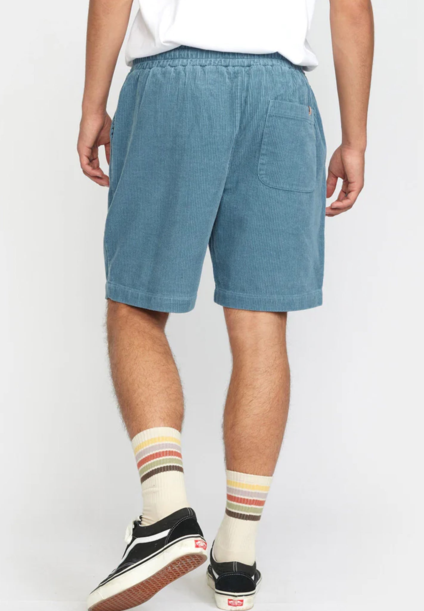 REVOLUTION - 4053 Long Casual Shorts - Dustblue - BACKYARD
