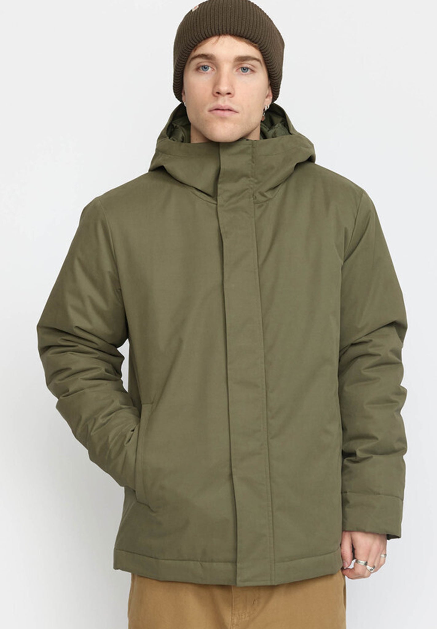 REVOLUTION - 7851 Padded City Jacket - Army - BACKYARD