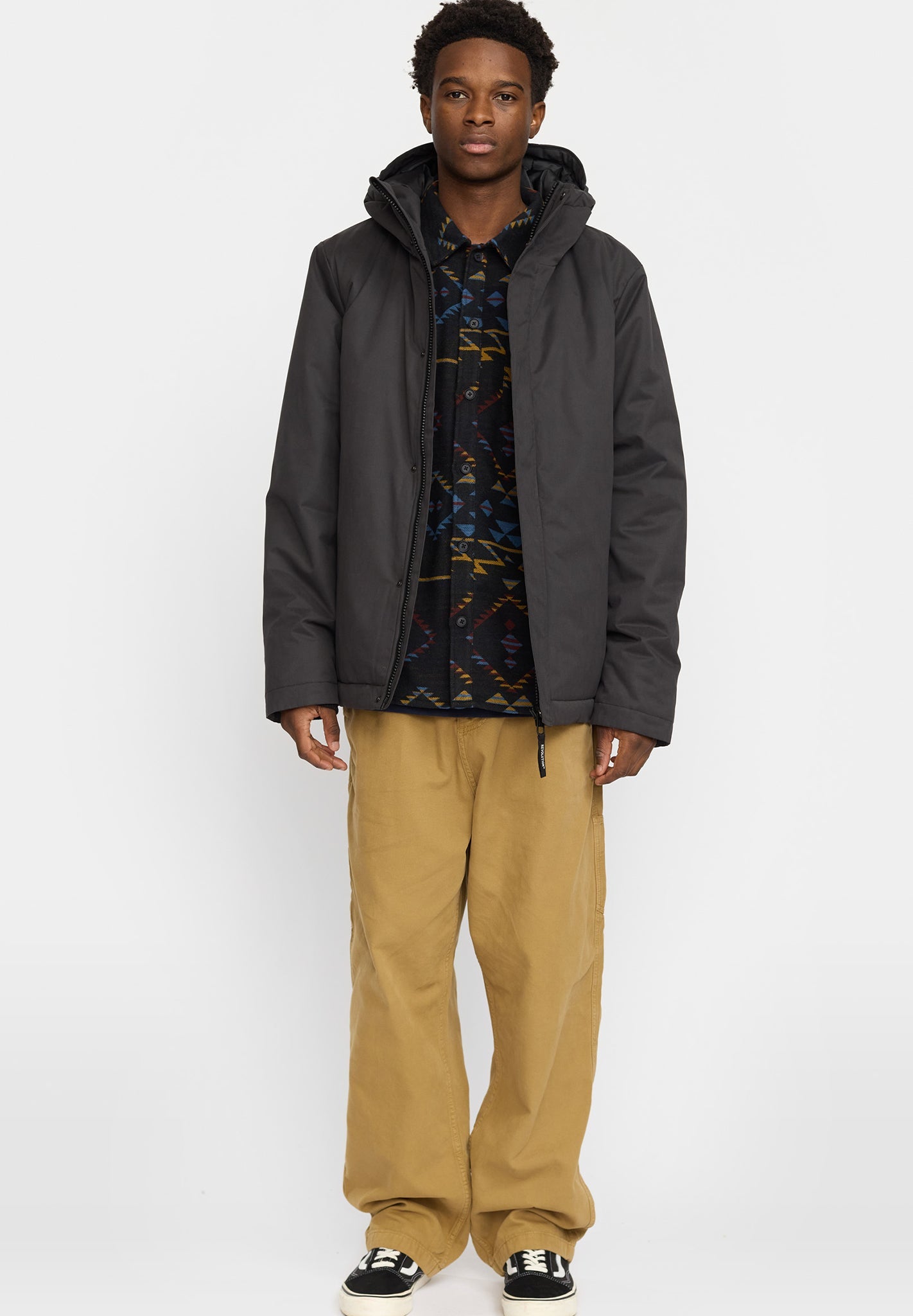 REVOLUTION - 7851 Padded City Jacket - Black - BACKYARD