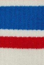 REVOLUTION - 8921 Jaquard Crew Socks - Offwhite - BACKYARD