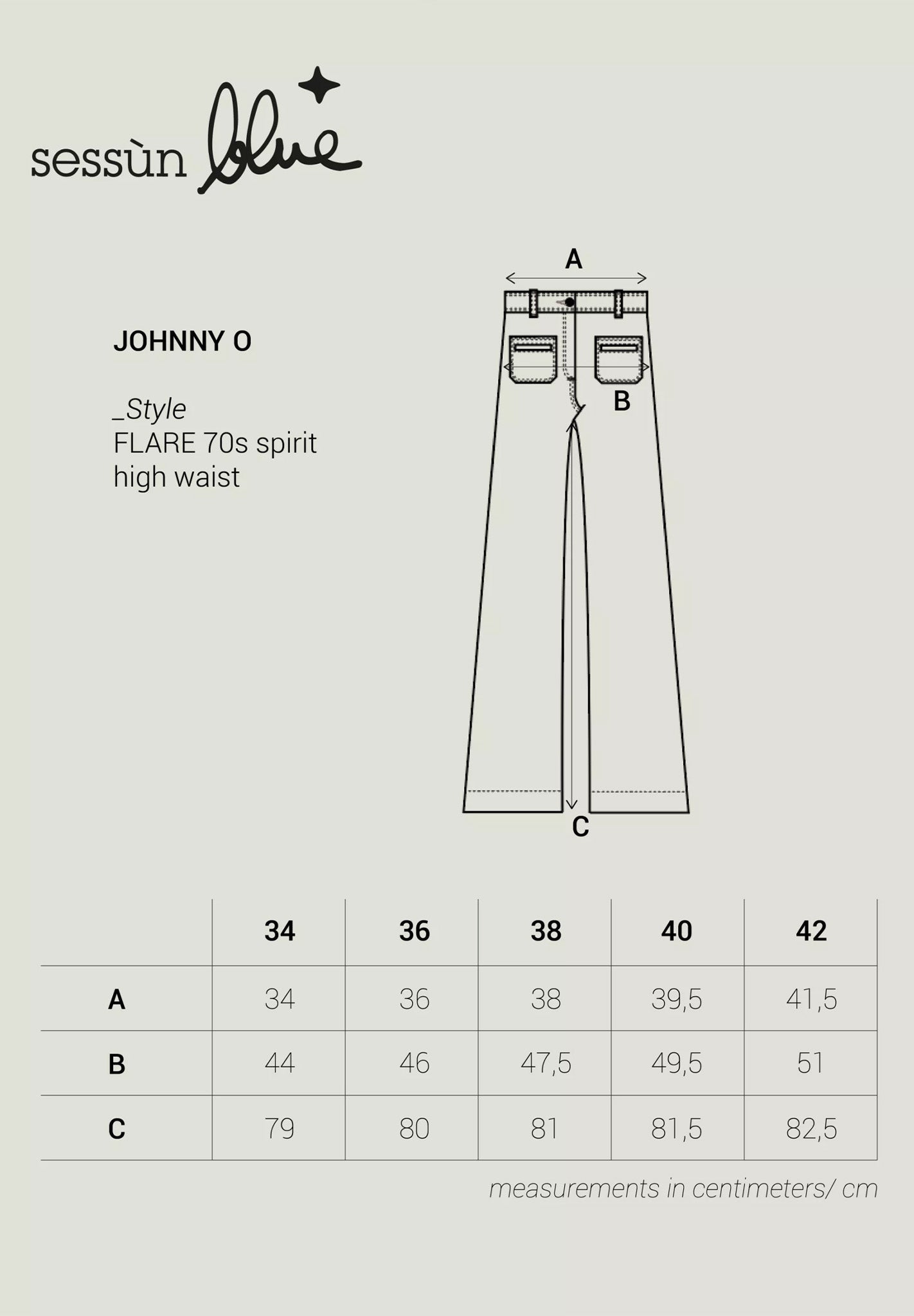 SESSUN - Johnny O - Vintage Blue - BACKYARD