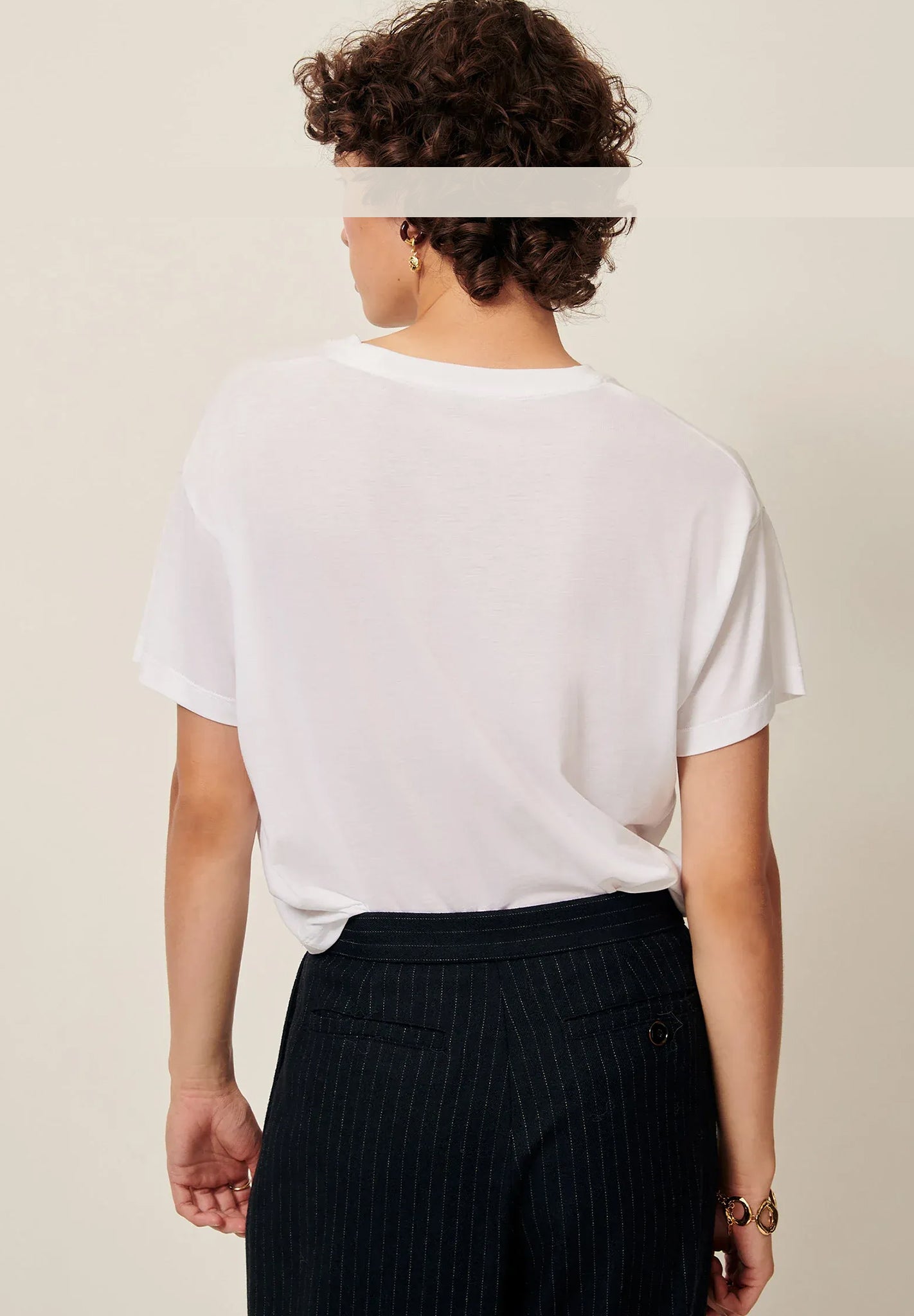 SESSUN - Too Tee - Optical White - BACKYARD