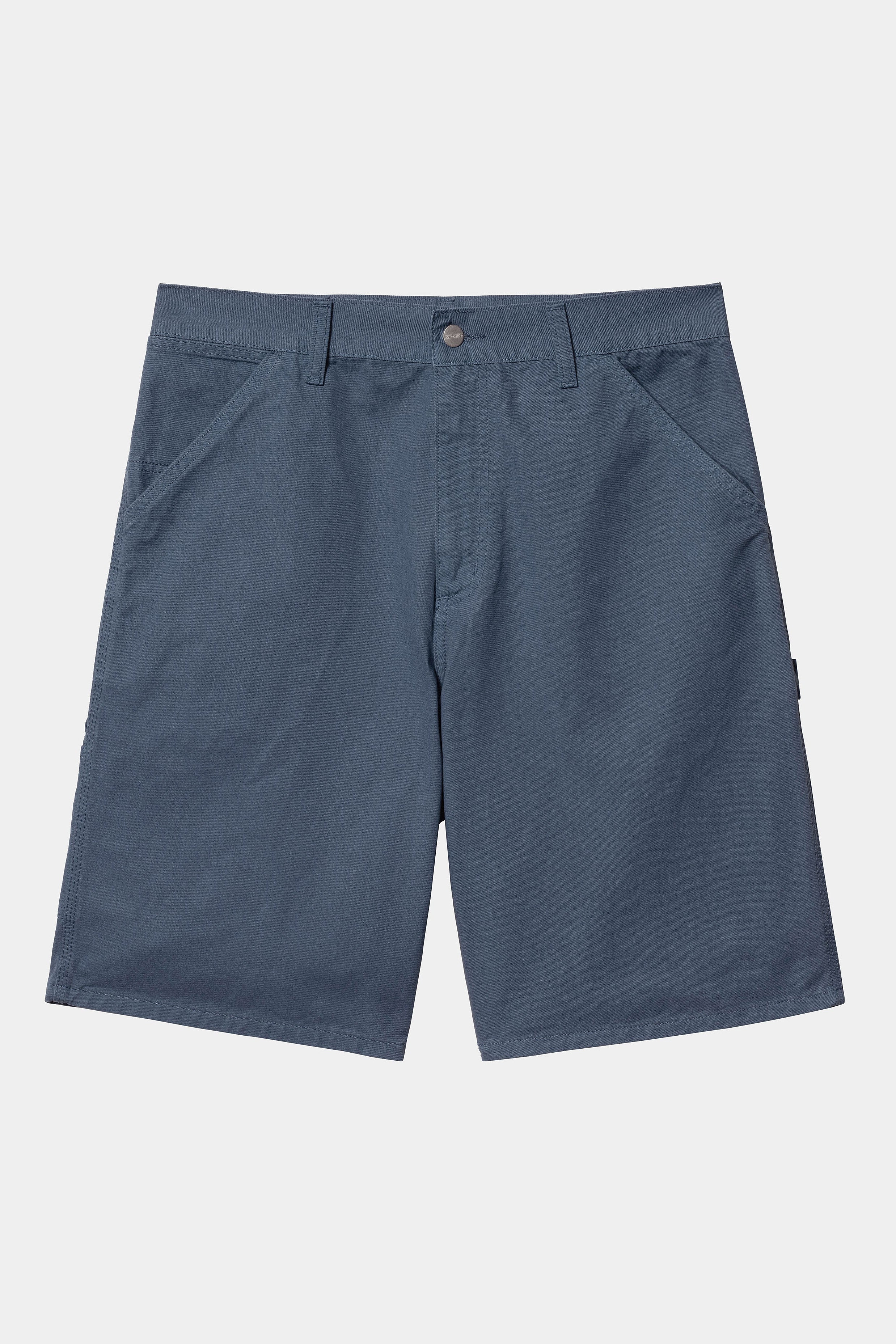 CARHARTT WIP - Single Knee Short - Storm Blue Garment Dyed - BACKYARD