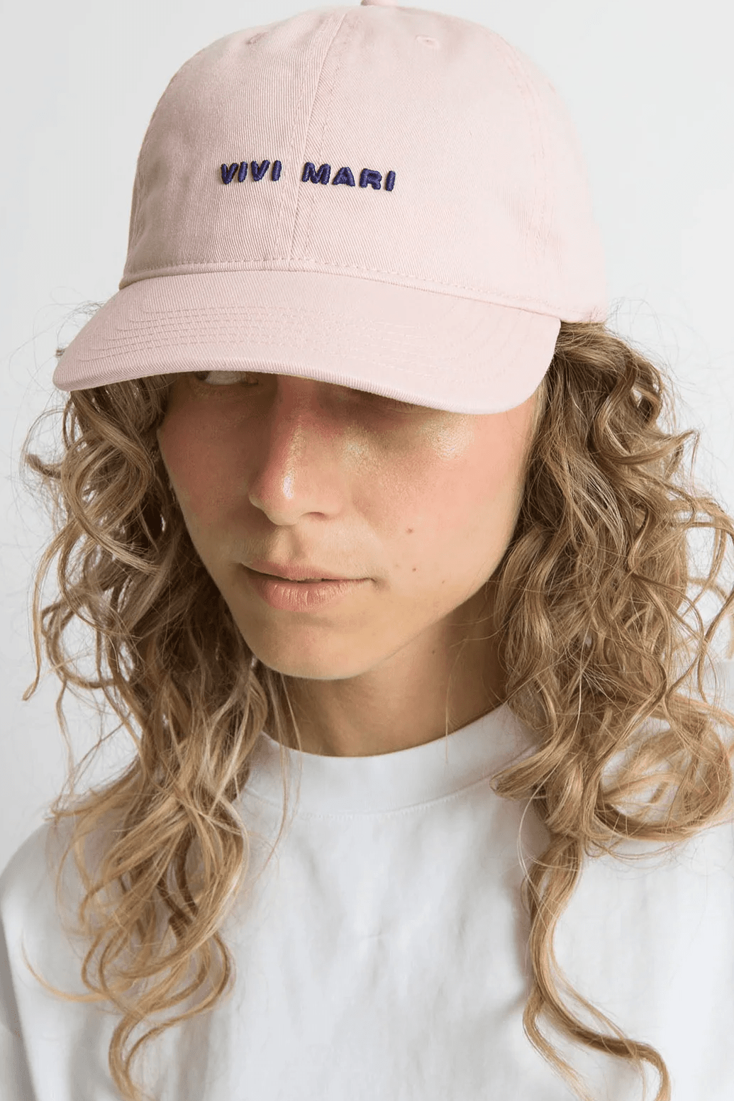 VIVI MARI-Cap Solid-Powder Blue-BACKYARD