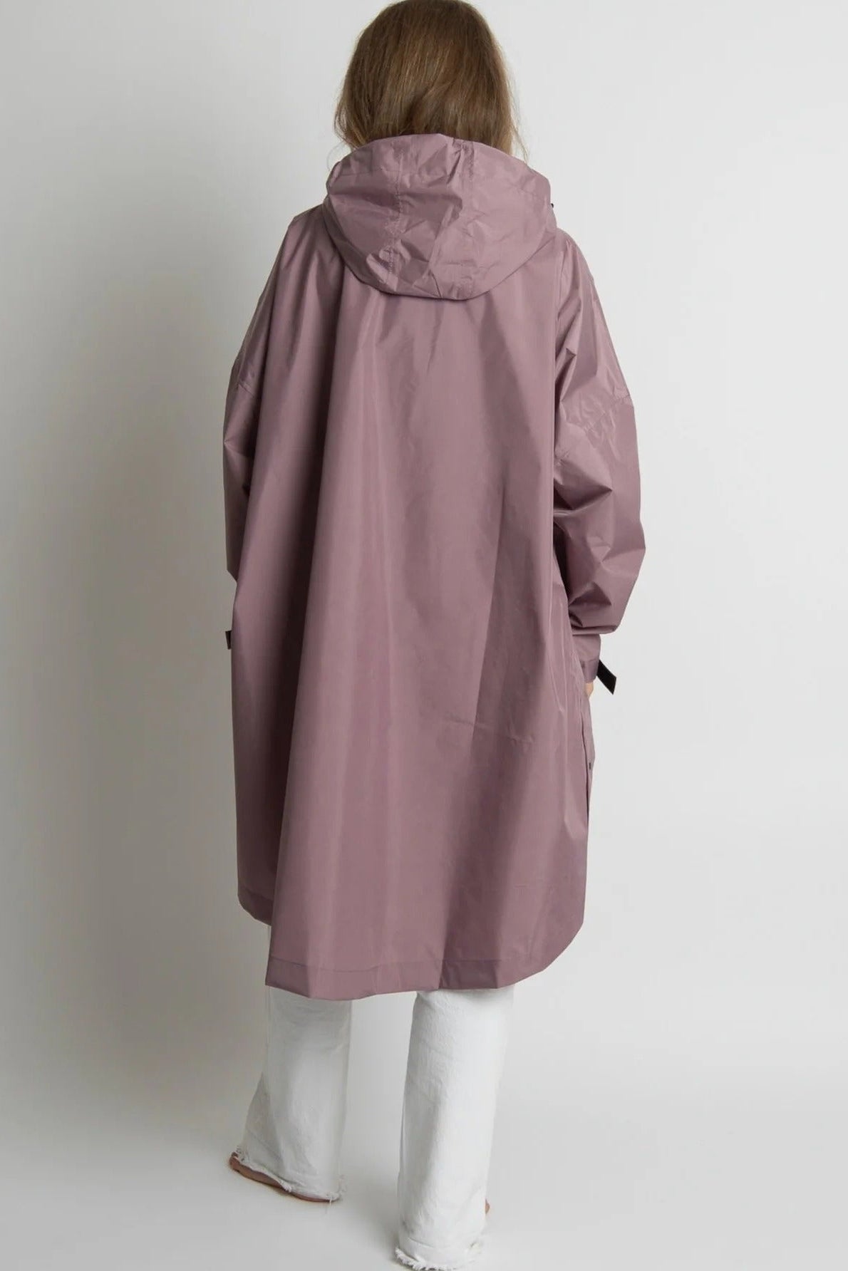VIVI MARI-Raincoat Solid-Ash Plum-BACKYARD