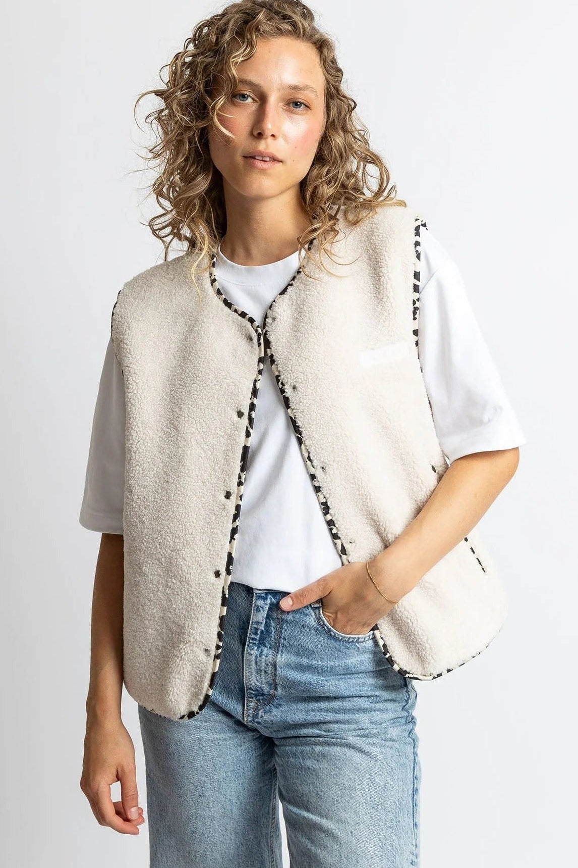 Teddy Fleece Vest