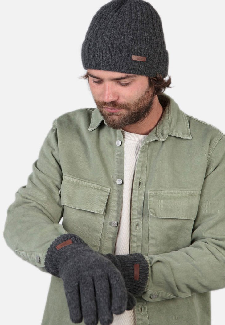 BARTS - Haakon Gloves - Charcoal - BACKYARD