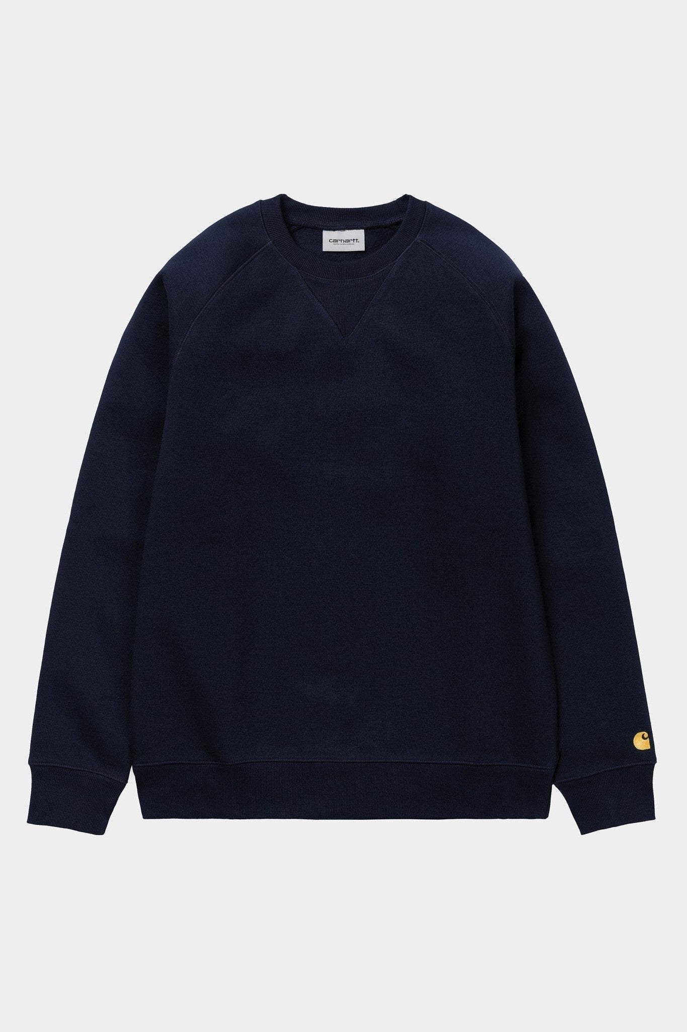 CARHARTT WIP - Chase Sweat - Dark Navy Gold - BACKYARD