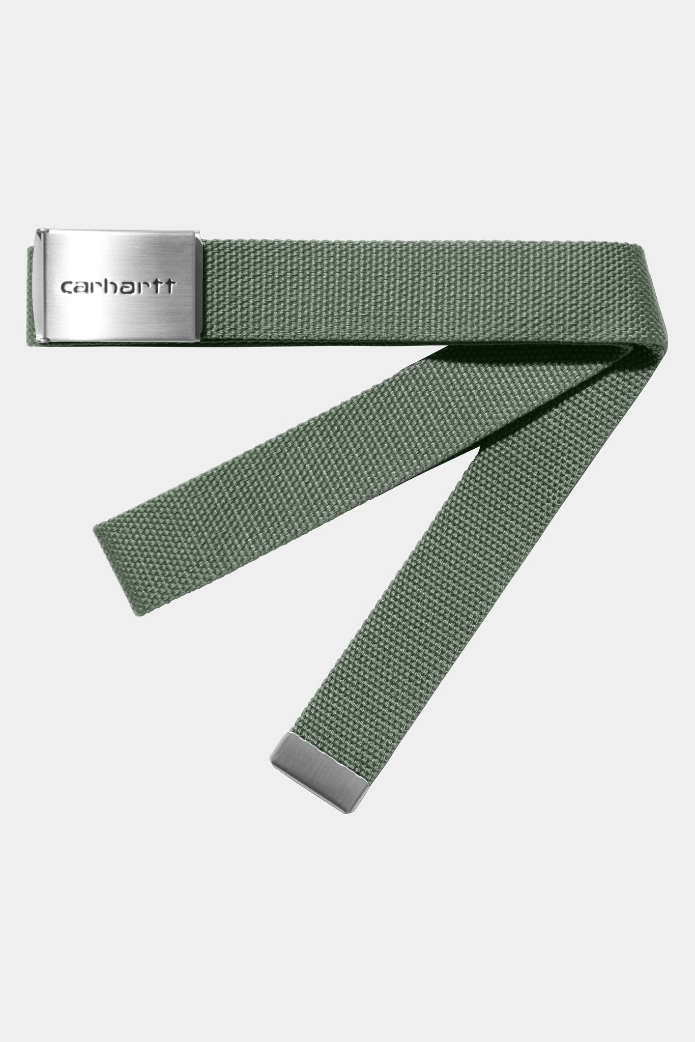 CARHARTT WIP - Clip Belt Chrome - Park - BACKYARD