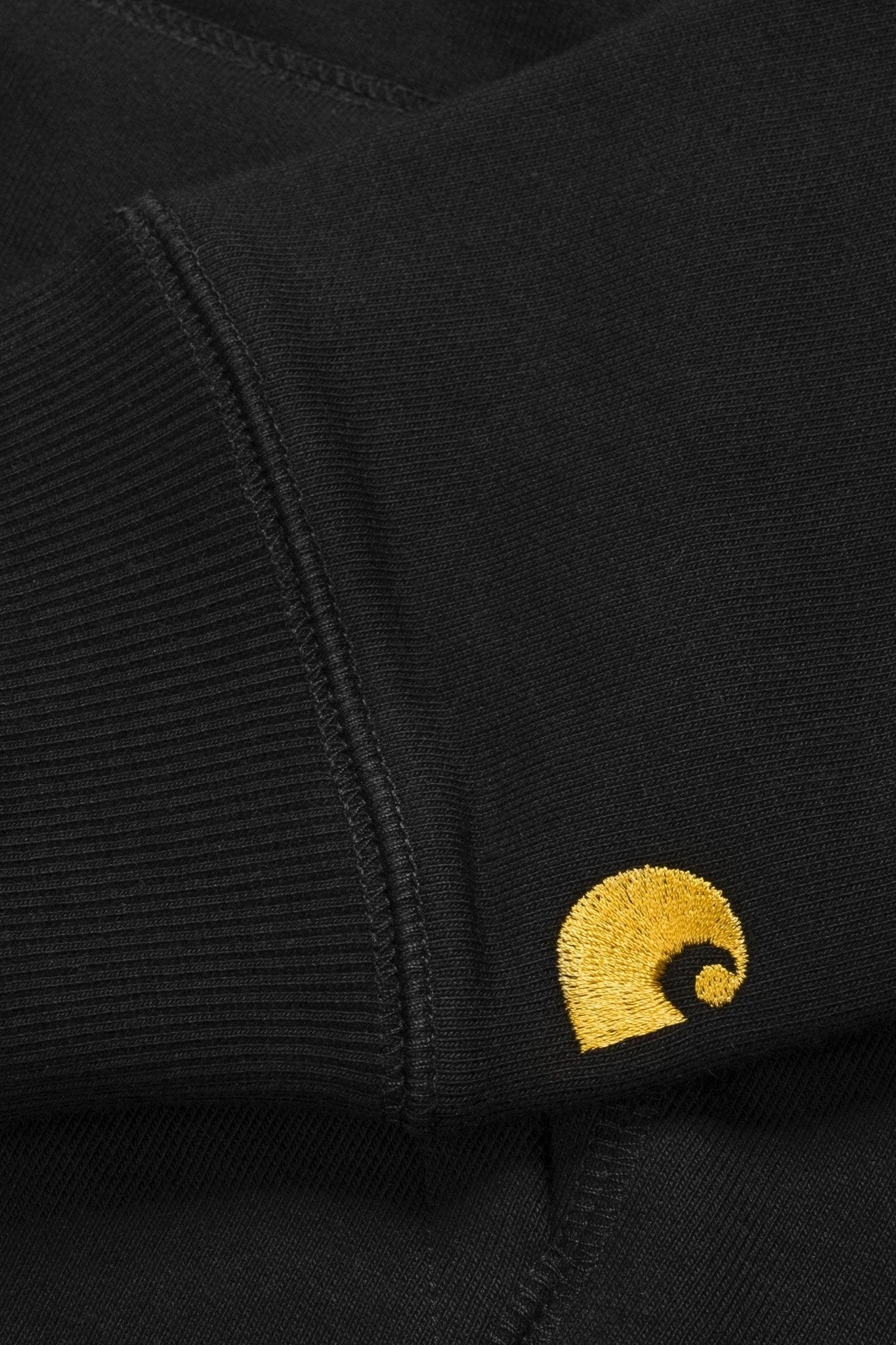 CARHARTT WIP - Hooded Chase Jacket - Black Gold - BACKYARD