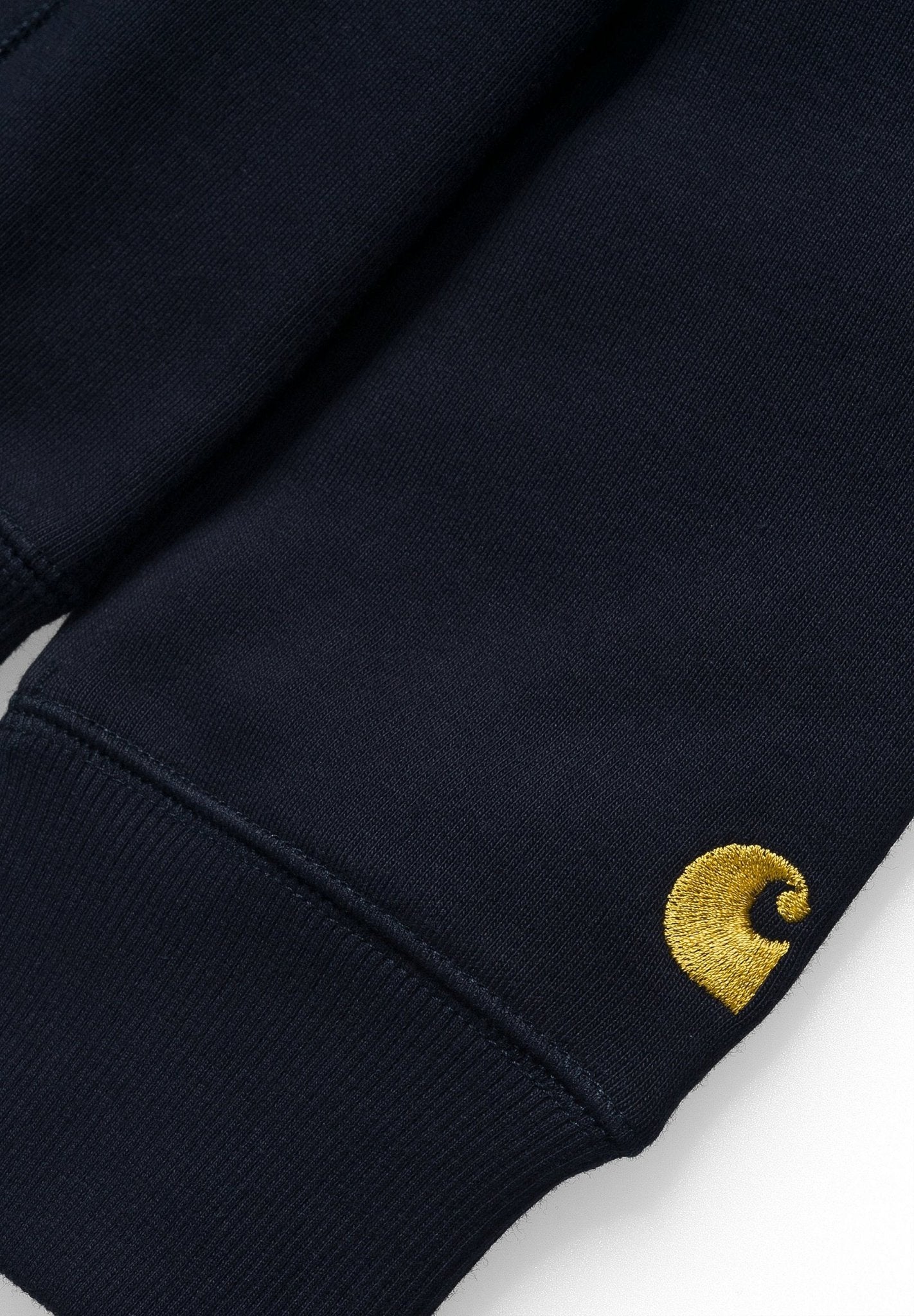 CARHARTT WIP - Hooded Chase Jacket - Dark Navy Gold - BACKYARD