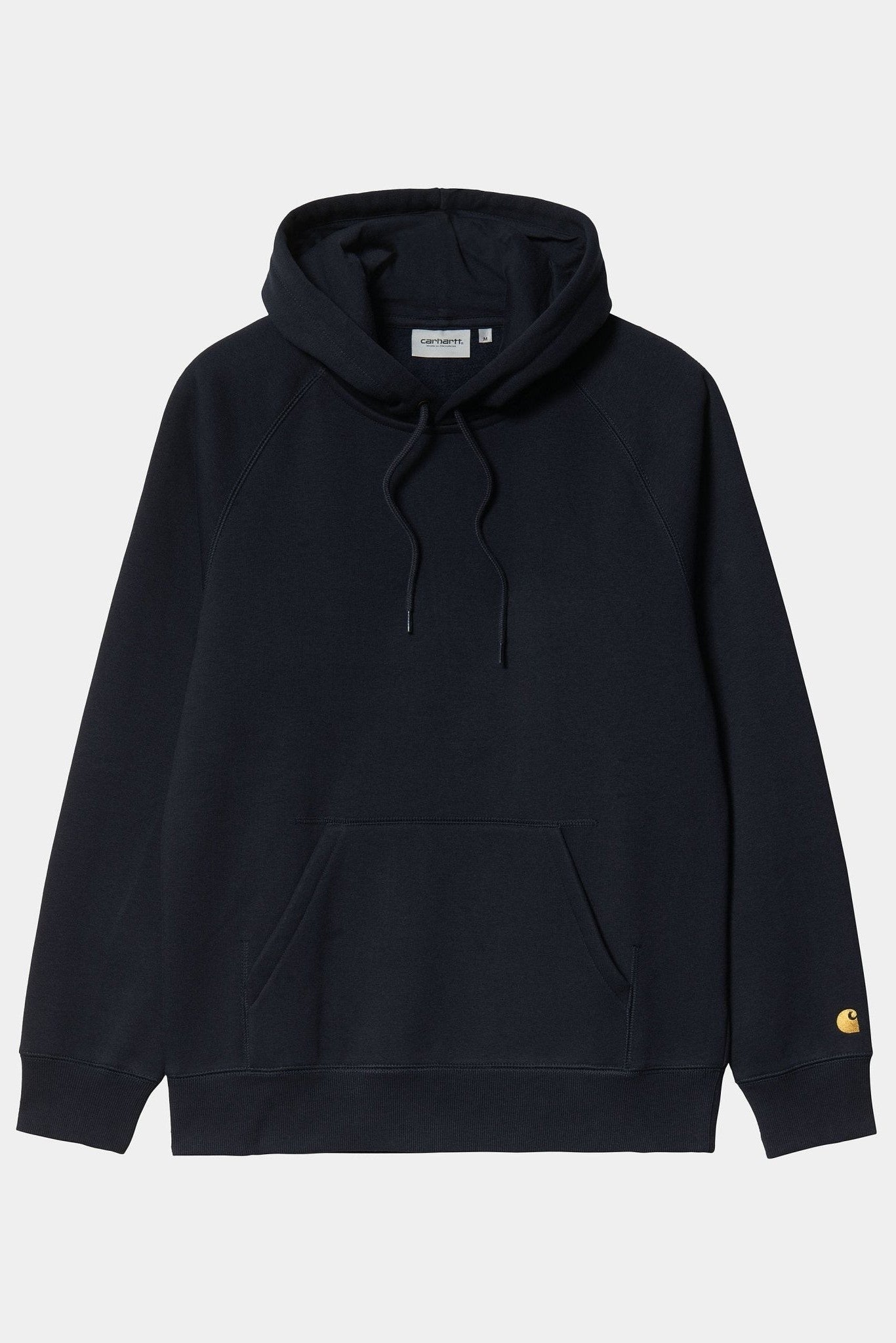 CARHARTT WIP - Hooded Chase Sweat - Dark Navy Gold - BACKYARD