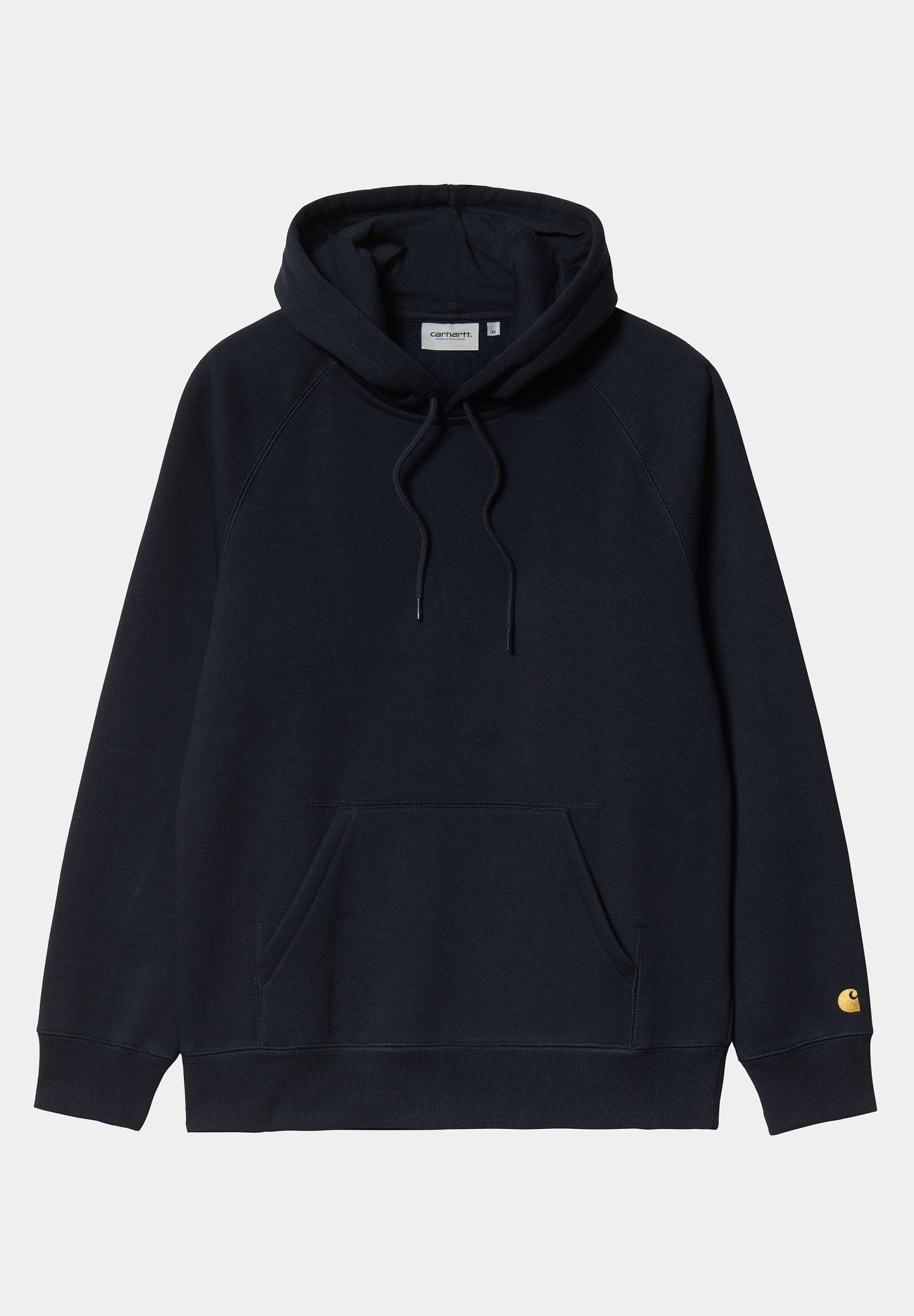 CARHARTT WIP - Hooded Chase Sweat - Dark Navy Gold - BACKYARD