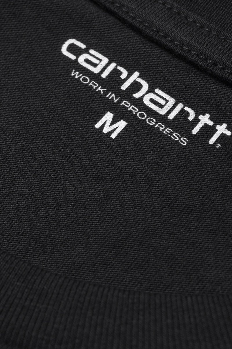 CARHARTT WIP - L/S Base T-Shirt - Black White - BACKYARD