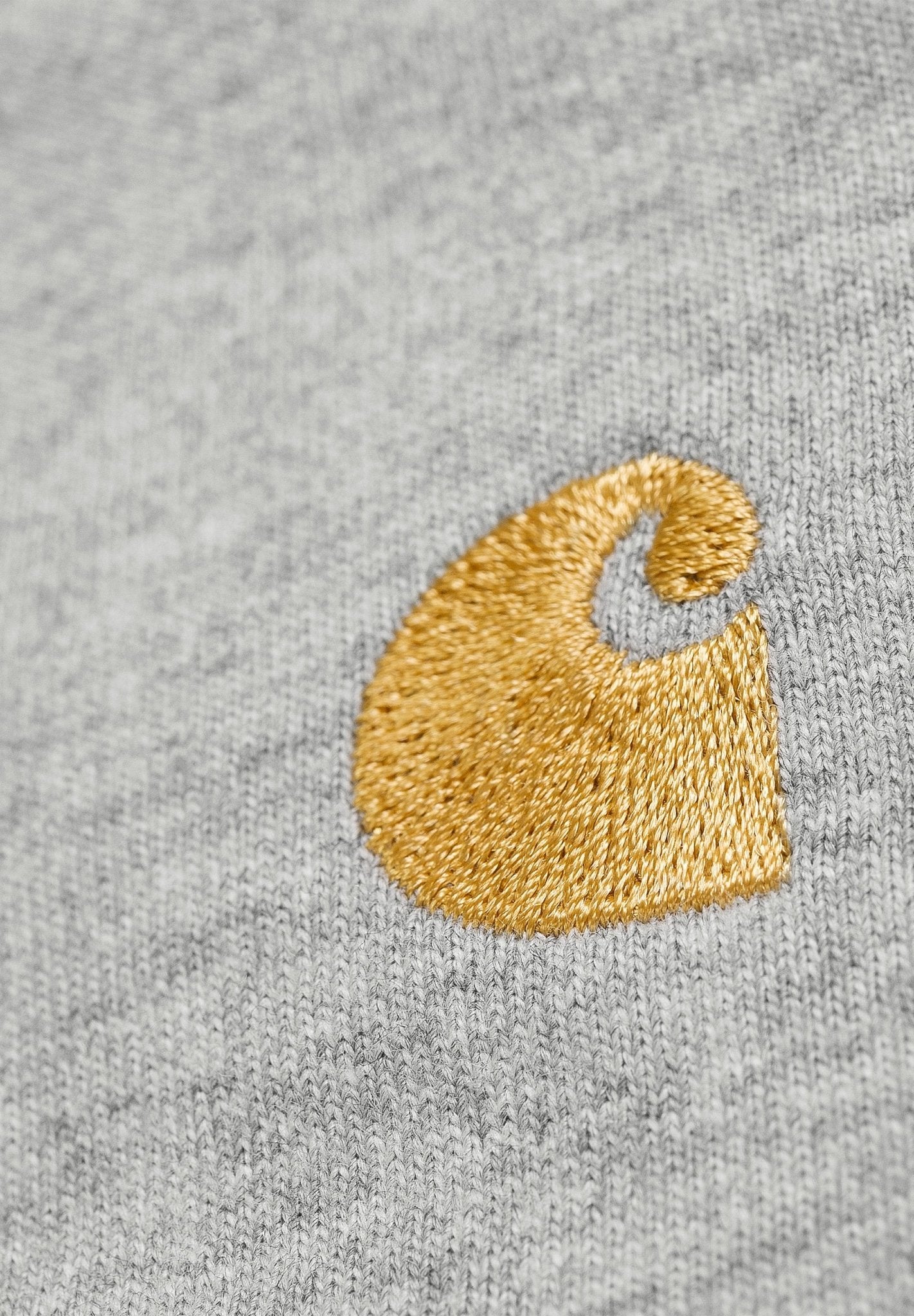 CARHARTT WIP - L/S Chase T-Shirt - Grey Heather Gold - BACKYARD