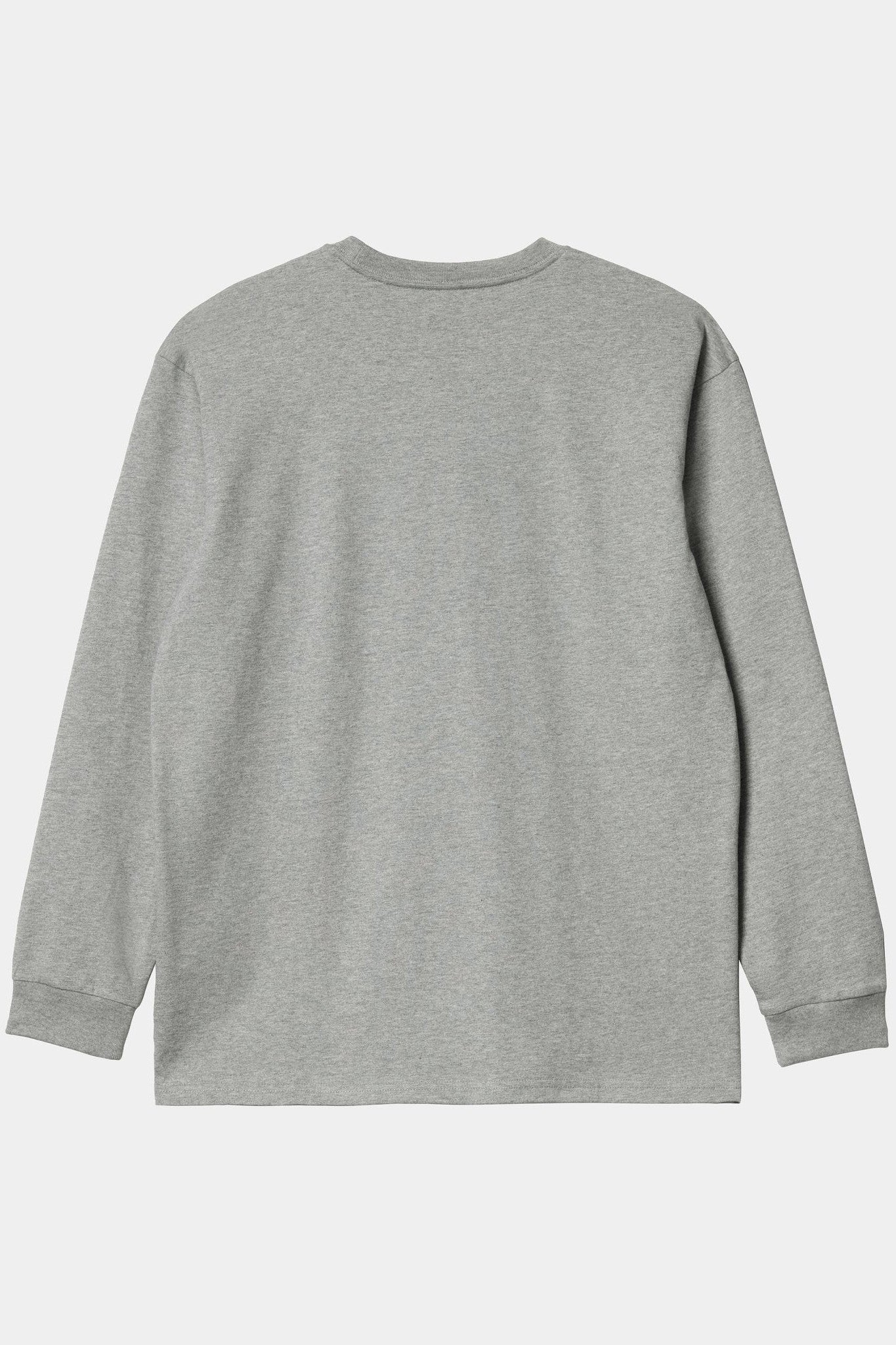 CARHARTT WIP - L/S Chase T-Shirt - Grey Heather Gold - BACKYARD