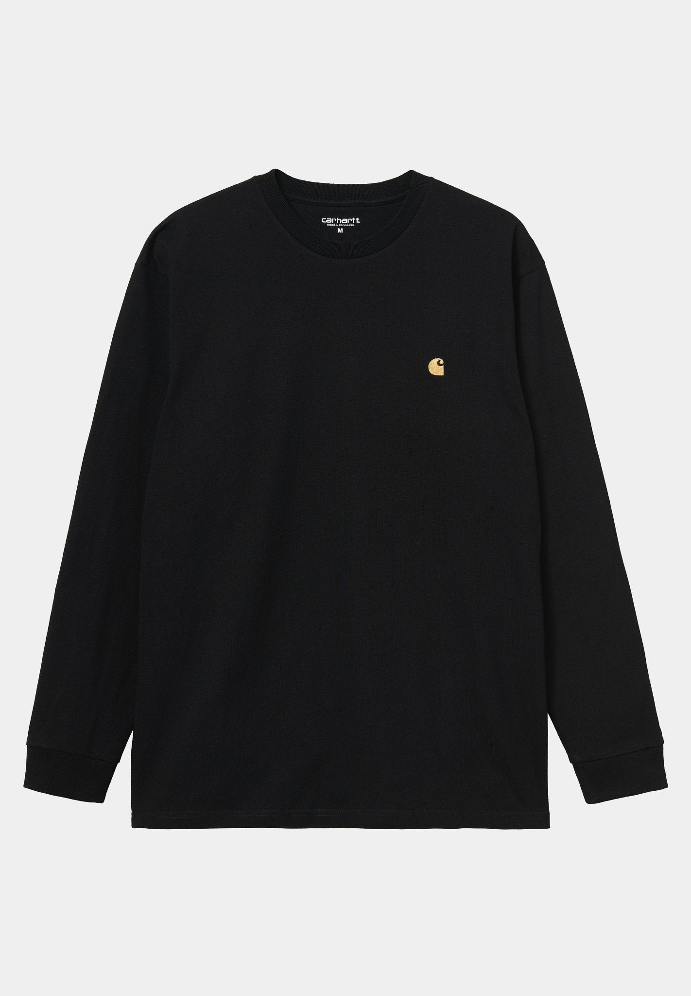 CARHARTT WIP - L/S Chase T-Shirt - Black Gold - BACKYARD
