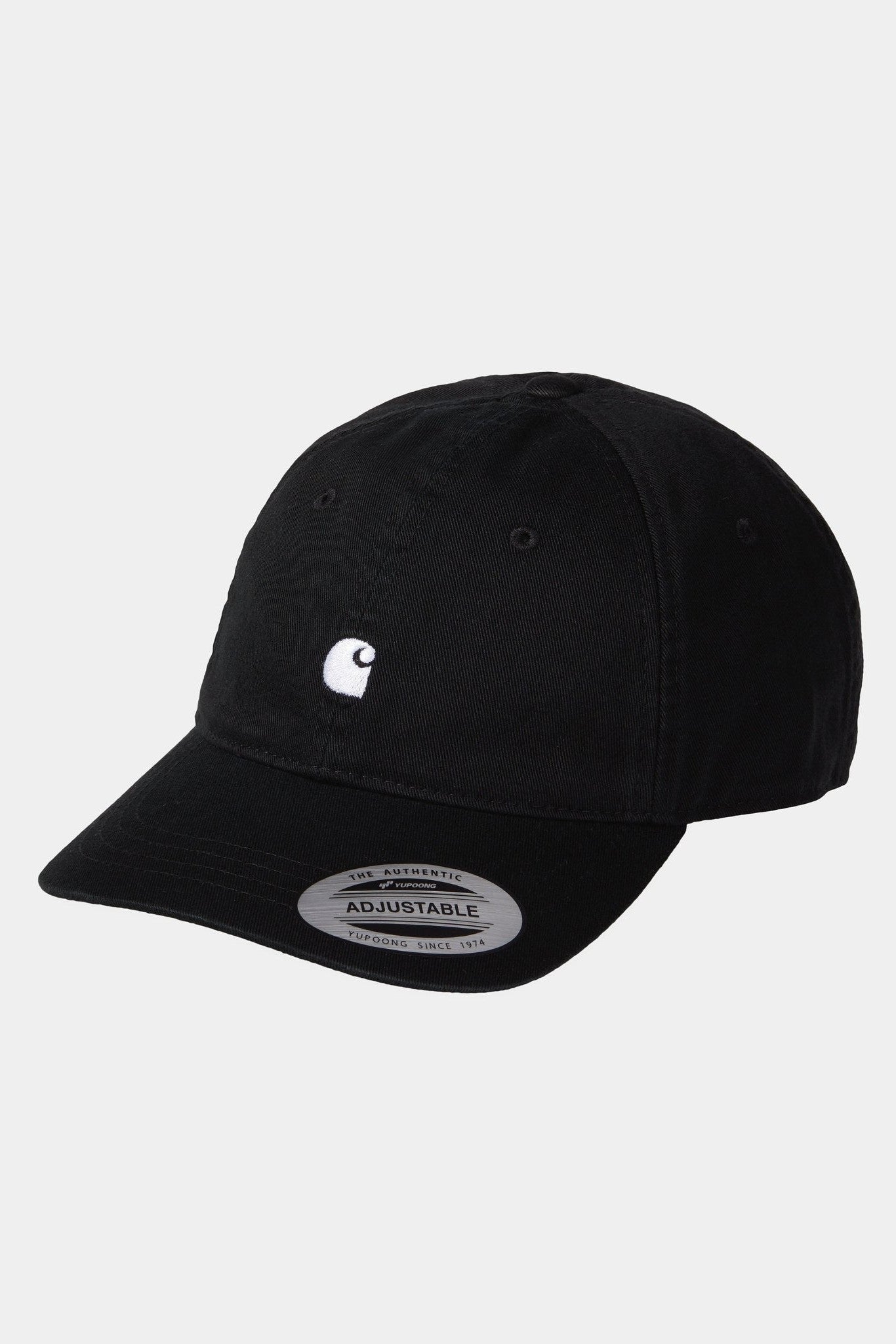 CARHARTT WIP - Madison Logo Cap - Black White - BACKYARD