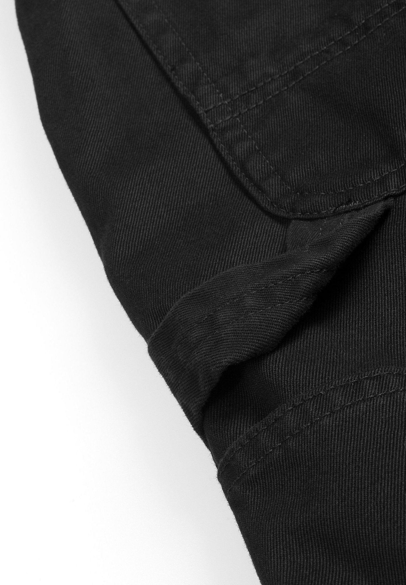 CARHARTT WIP - Ruck Single Knee Short - Black Stone Washed - BACKYARD