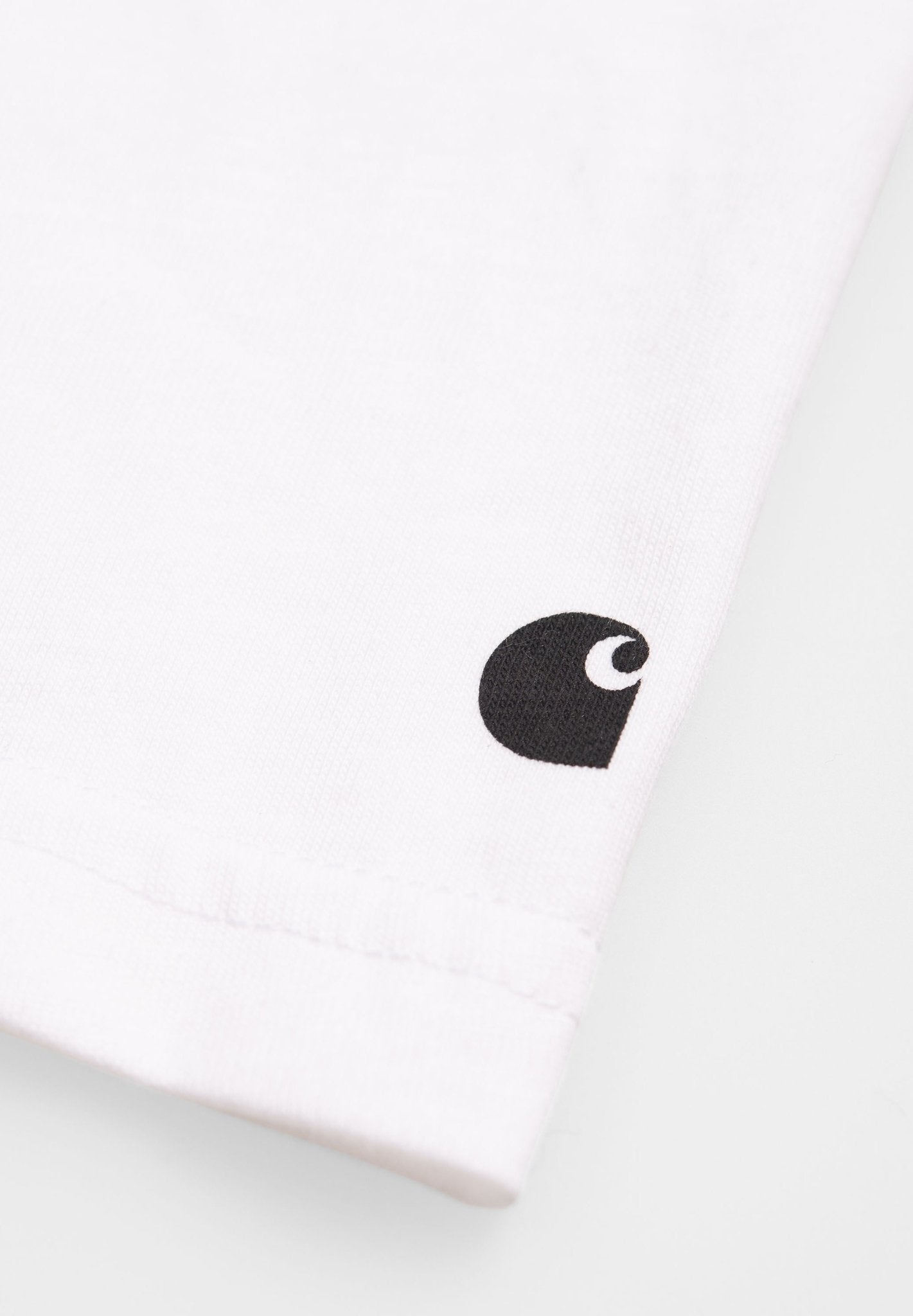 CARHARTT WIP - S/S Base T-Shirt - White Black - BACKYARD