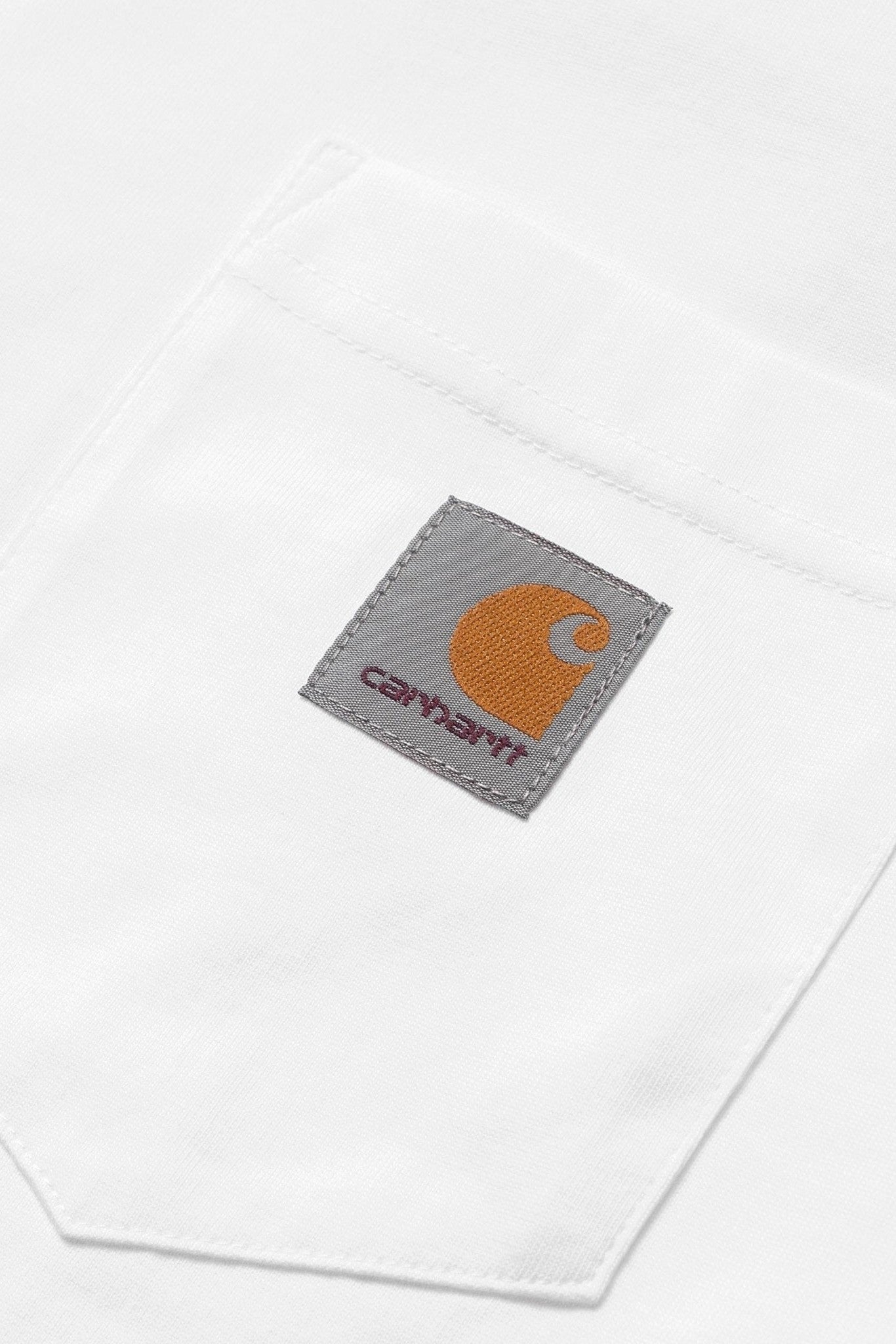 CARHARTT WIP - S/S Pocket T-Shirt - White - BACKYARD