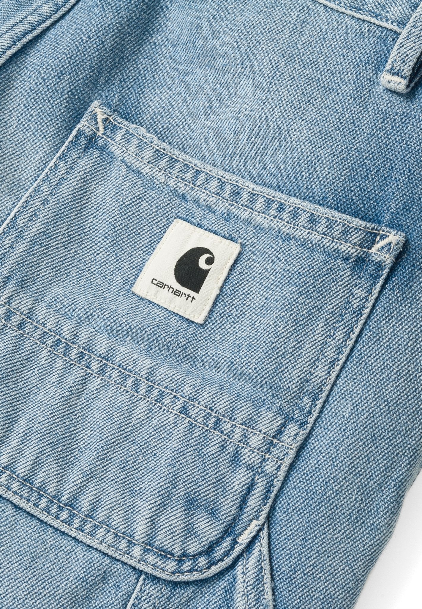 CARHARTT WIP - W' Pierce Pant - Blue Light Stone Washed - BACKYARD
